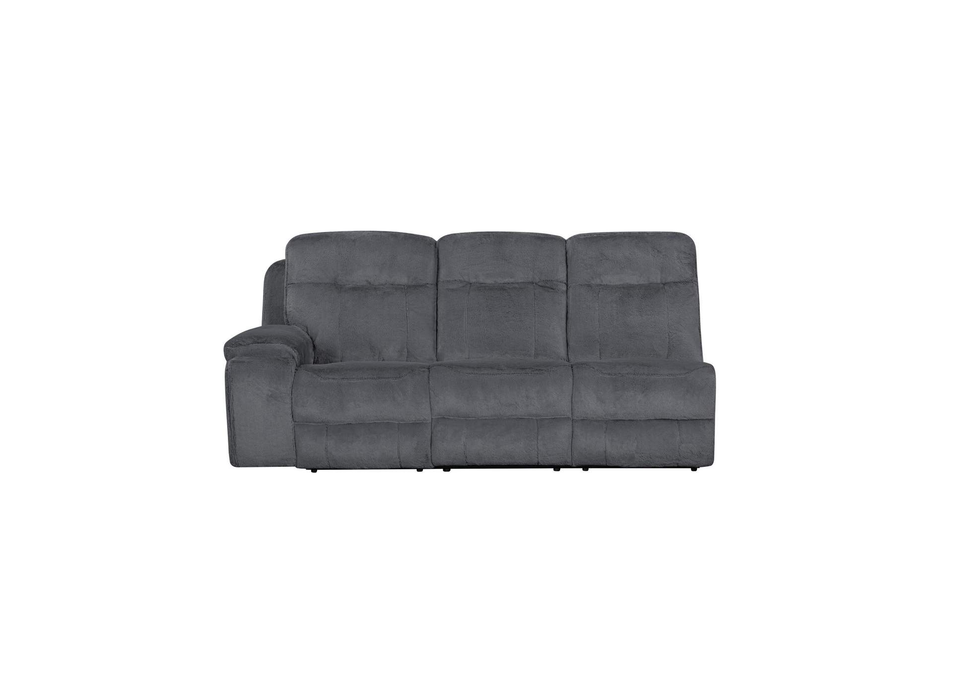TEDDY LEFT ARM FACING SOFA WITH POWER HEAD REST AND FOOT REST - GRAY image 3