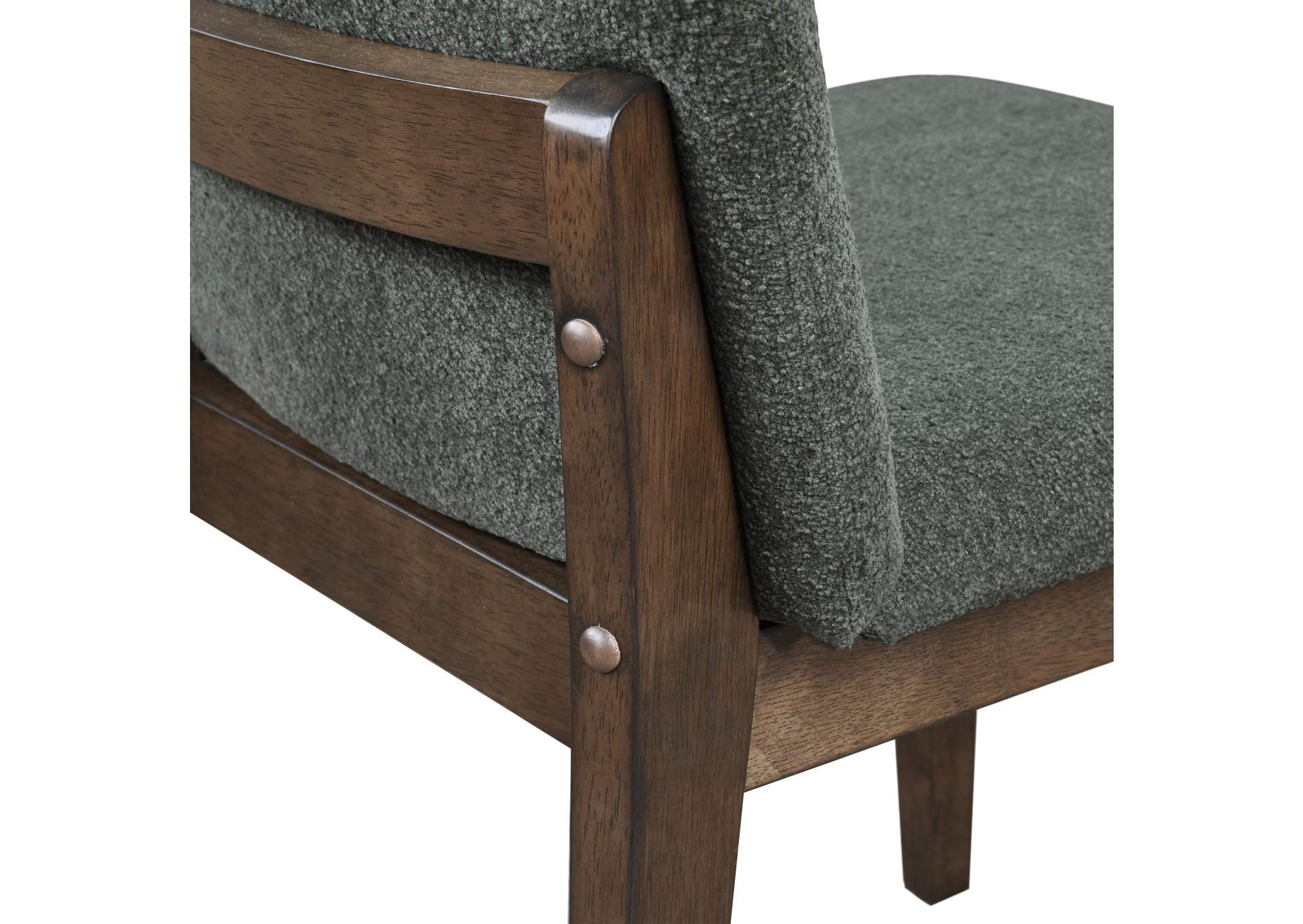 KODY UPHOLSTERED DINING CHAIR - 2 PER CARTON - FOREST GREEN image 6