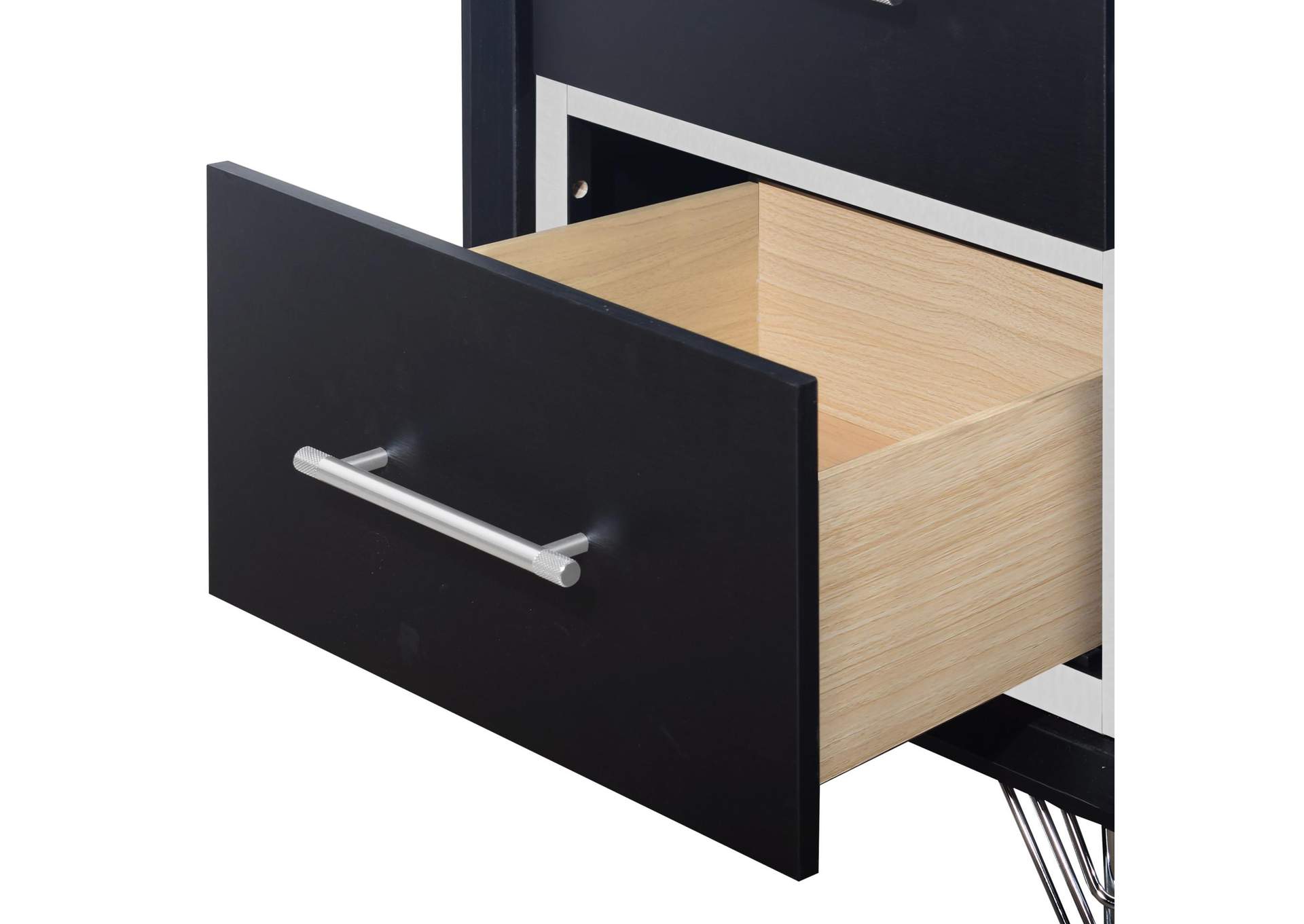 AVA 2 DRAWER NIGHTSTAND - EBONY image 6