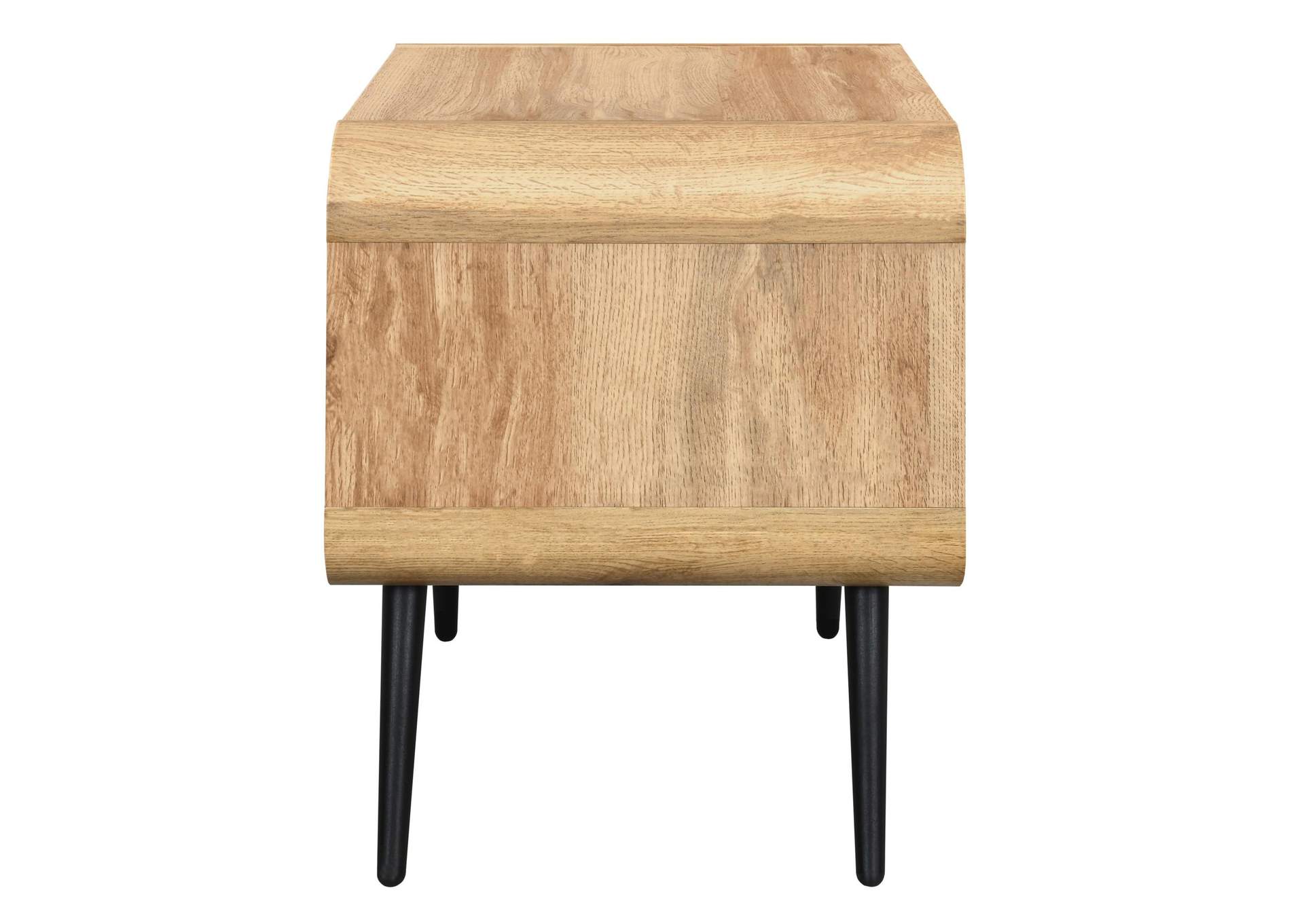 ROWAN ONE DRAWER END TABLE - BEDSIDE TABLE - NATURAL image 4