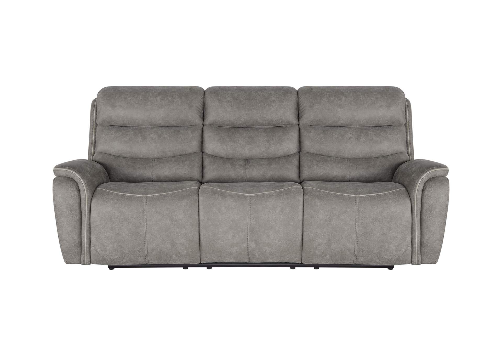 Kamari Sofa With Dual Recliner - Gray