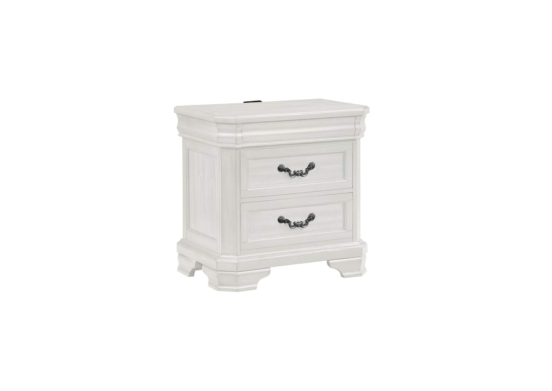 LYNDHURST NIGHTSTAND - VINTAGE - WHITE image 1