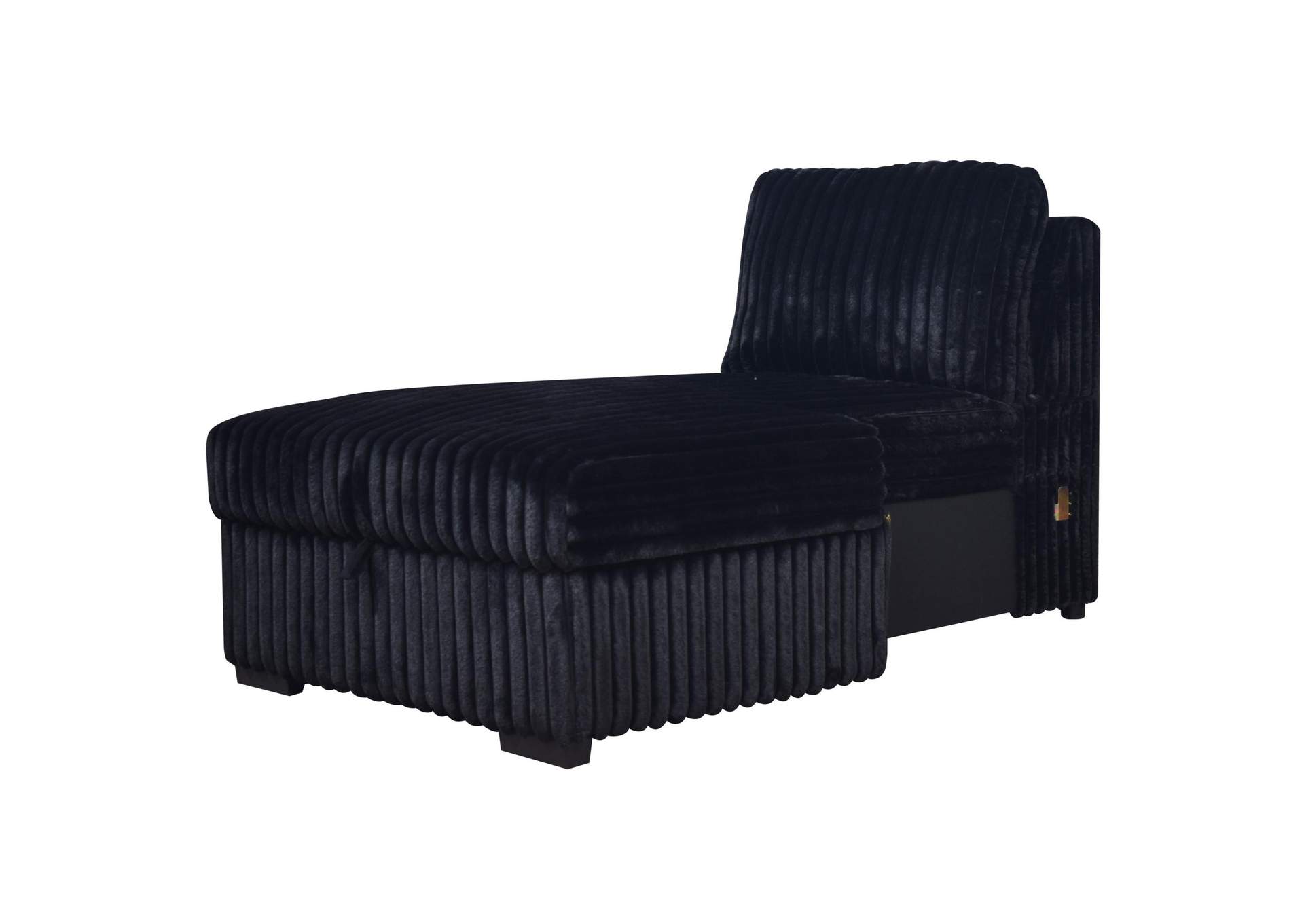 BLISS RIGHT ARM FACING STORAGE CHAISE - MIDNIGHT image 1