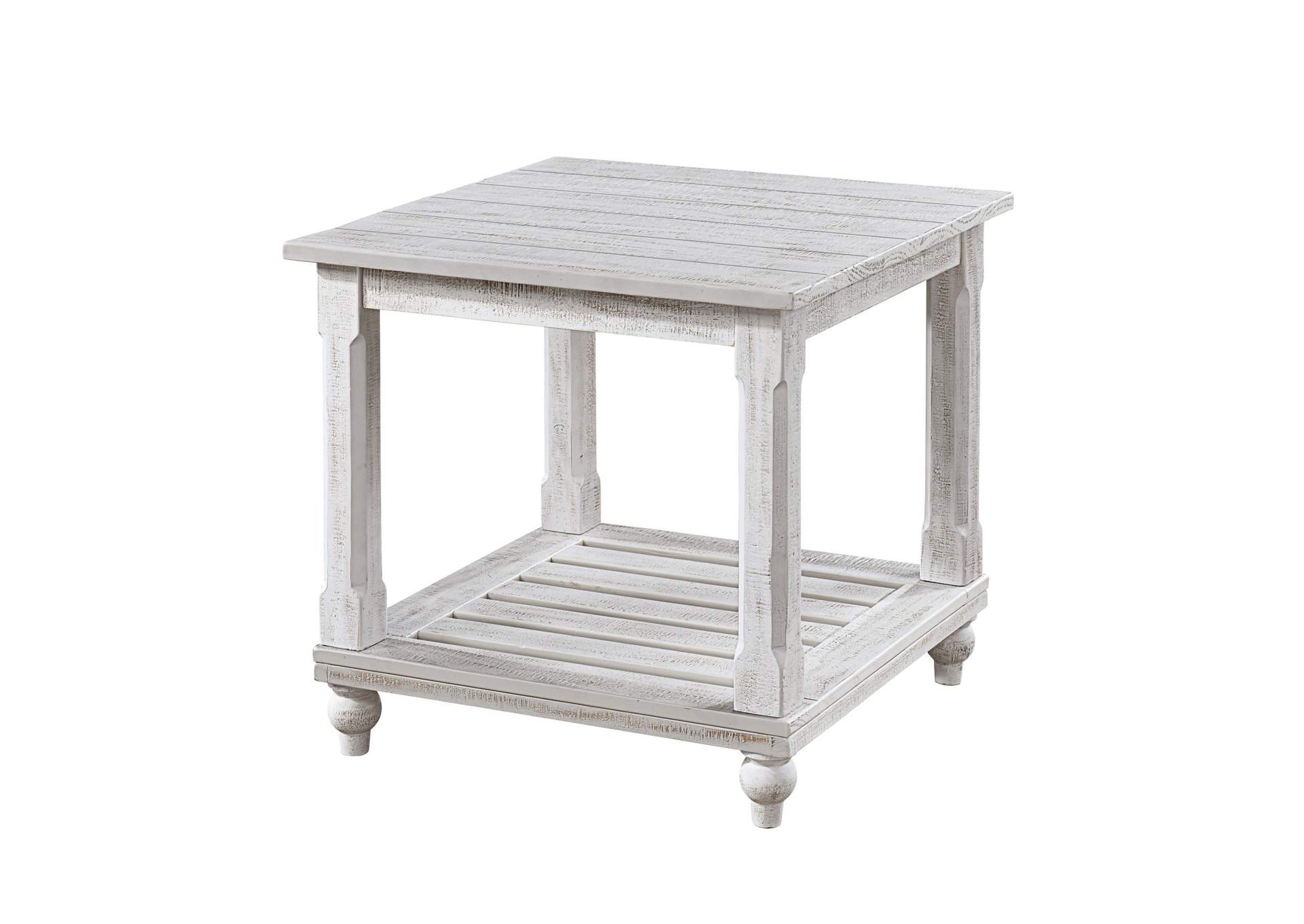CADE 3 PIECE OCCASIONAL SET - 1 COFFEE AND 2 END TABLES - WHITE image 7