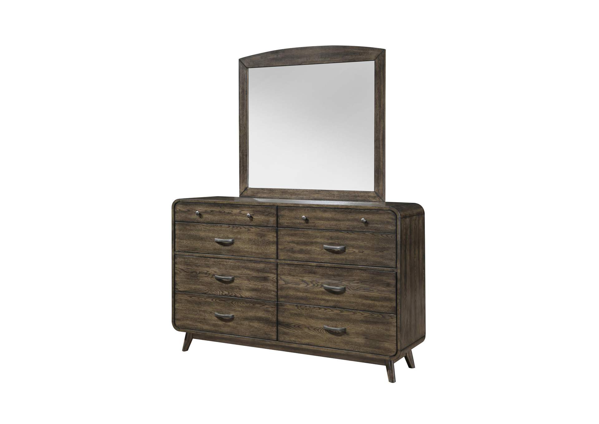 REX MIRROR - WALNUT image 1