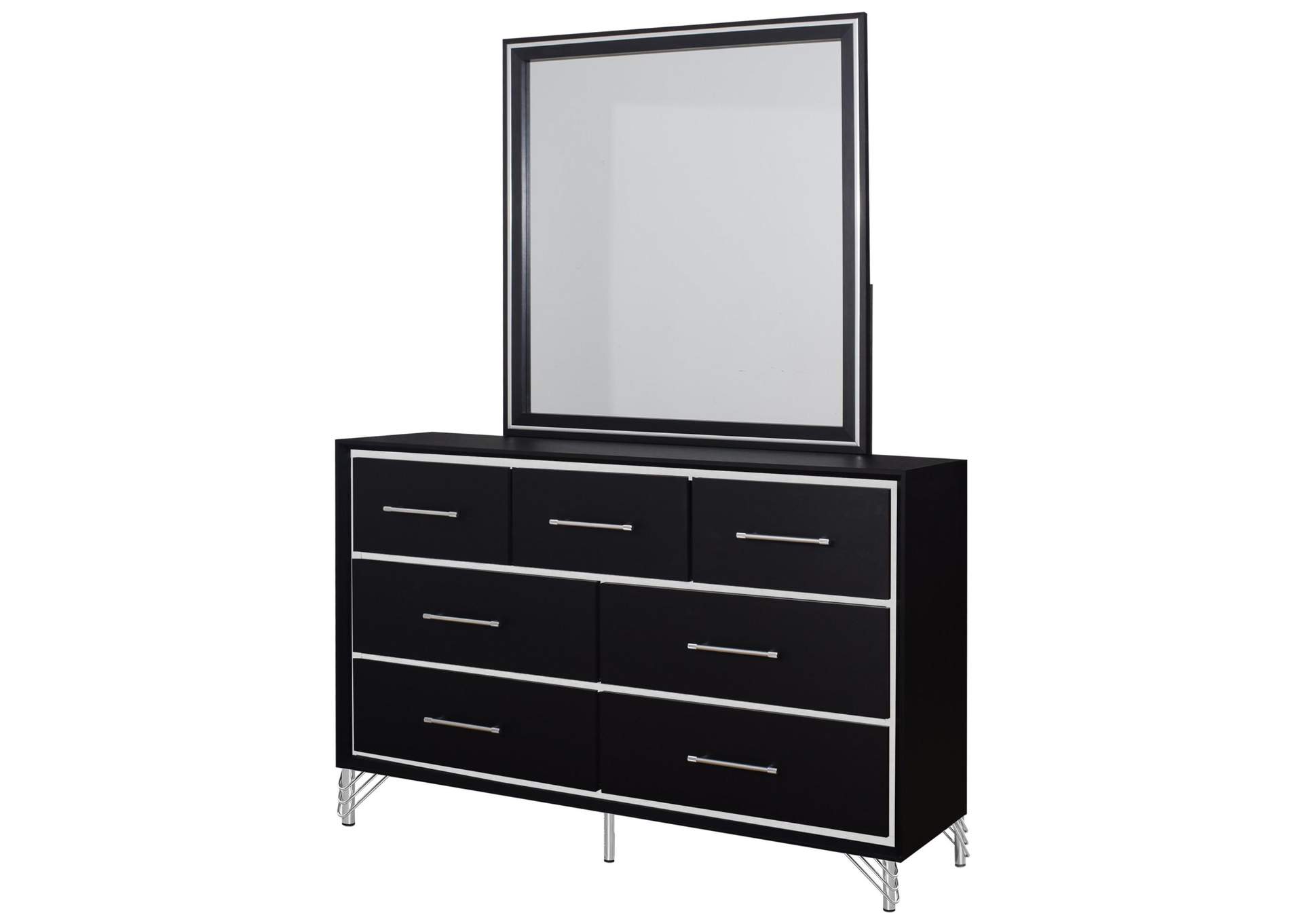 AVA MIRROR - EBONY image 1