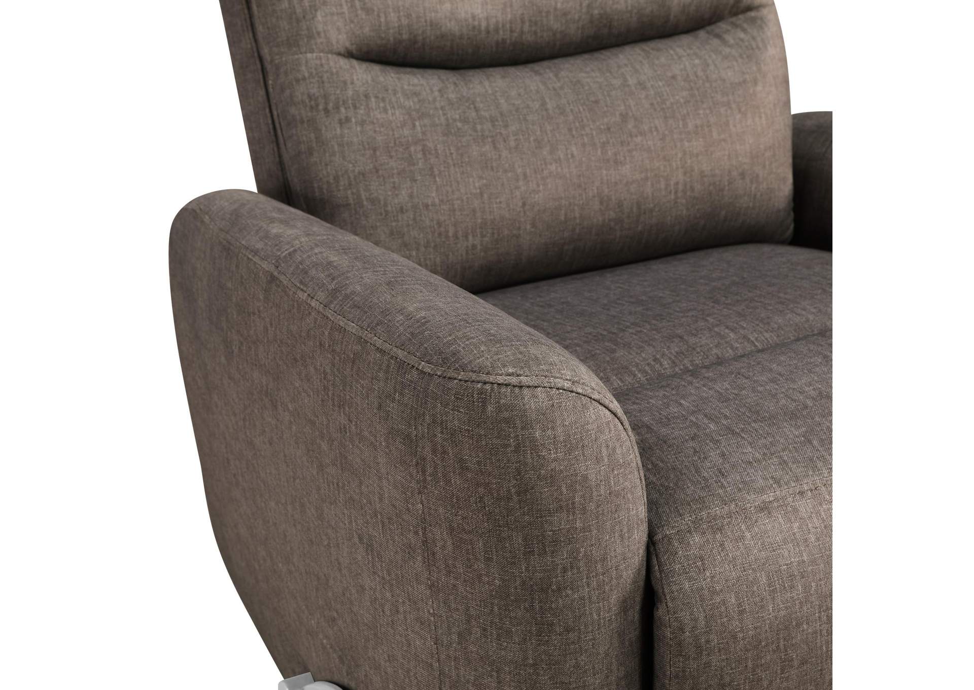 TAKAMI SWIVEL RECLINER - CHOCOLATE POLY image 7