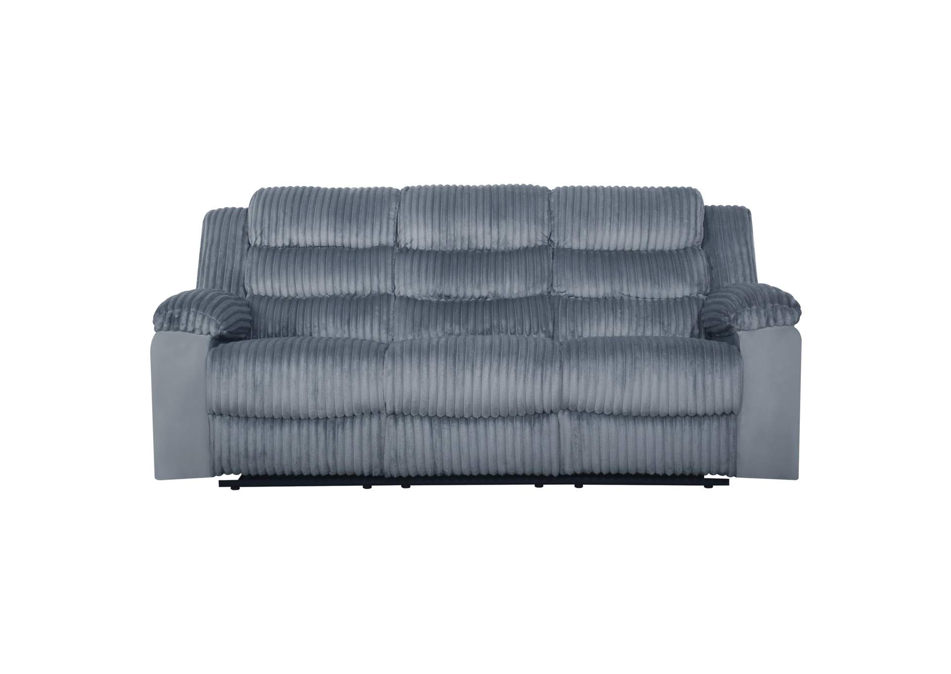 WILLOW SOFA WITH DUAL RECLINER - GRAY image 3