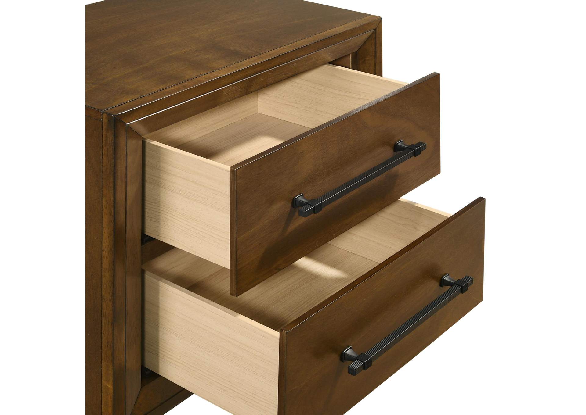 BALLARD 2 DRAWER NIGHTSTAND - WALNUT image 6