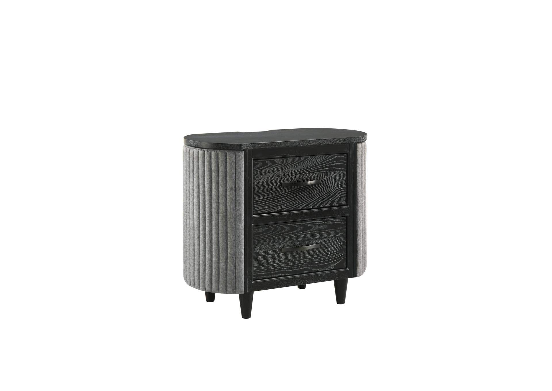SKYLINE 2 DRAWER NIGHTSTAND - ONYX image 1