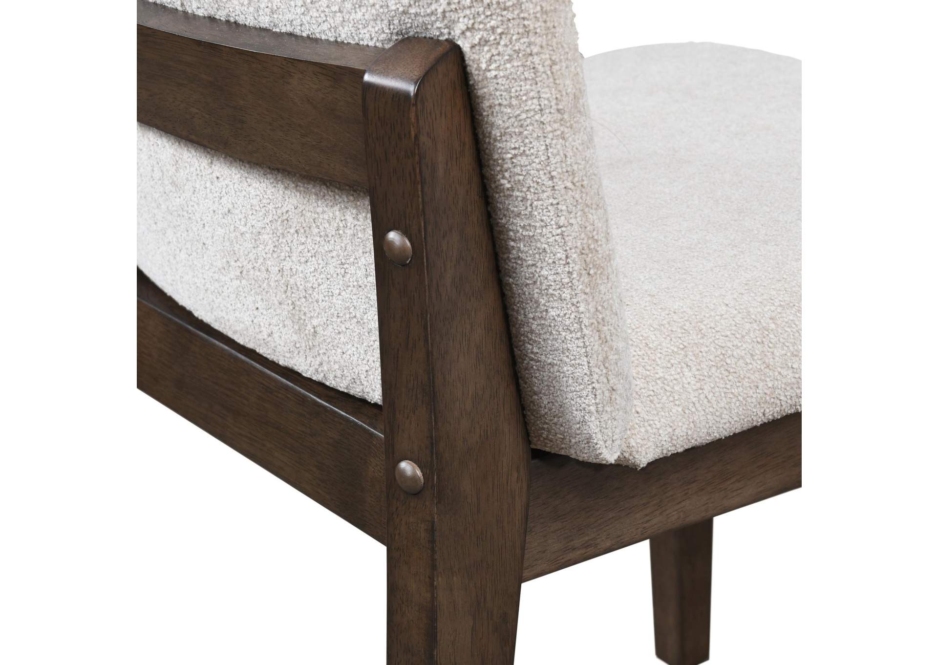 KODY UPHOLSTERED DINING CHAIR - 2 PER CARTON - CREAM image 6