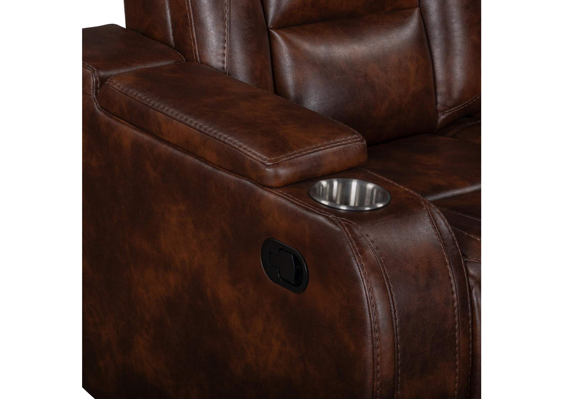 CHESTER RECLINING SOFA - BROWN image 8