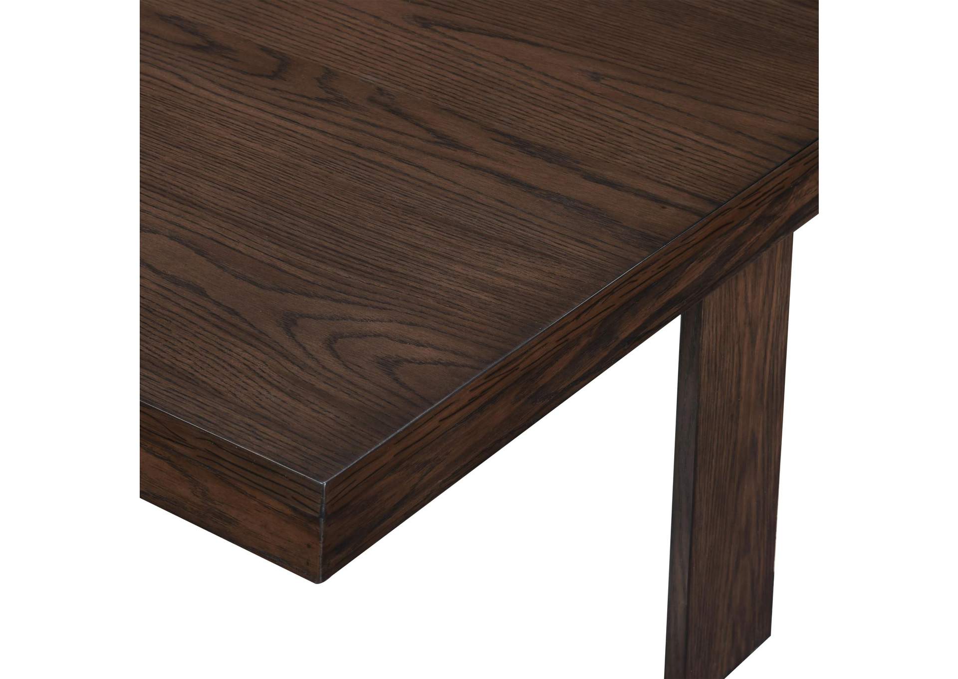PAXTON 5 PIECE STORAGE COFFEE TABLE WITH 4 TUCK - IN OTTOMANS - DARK BRO image 5
