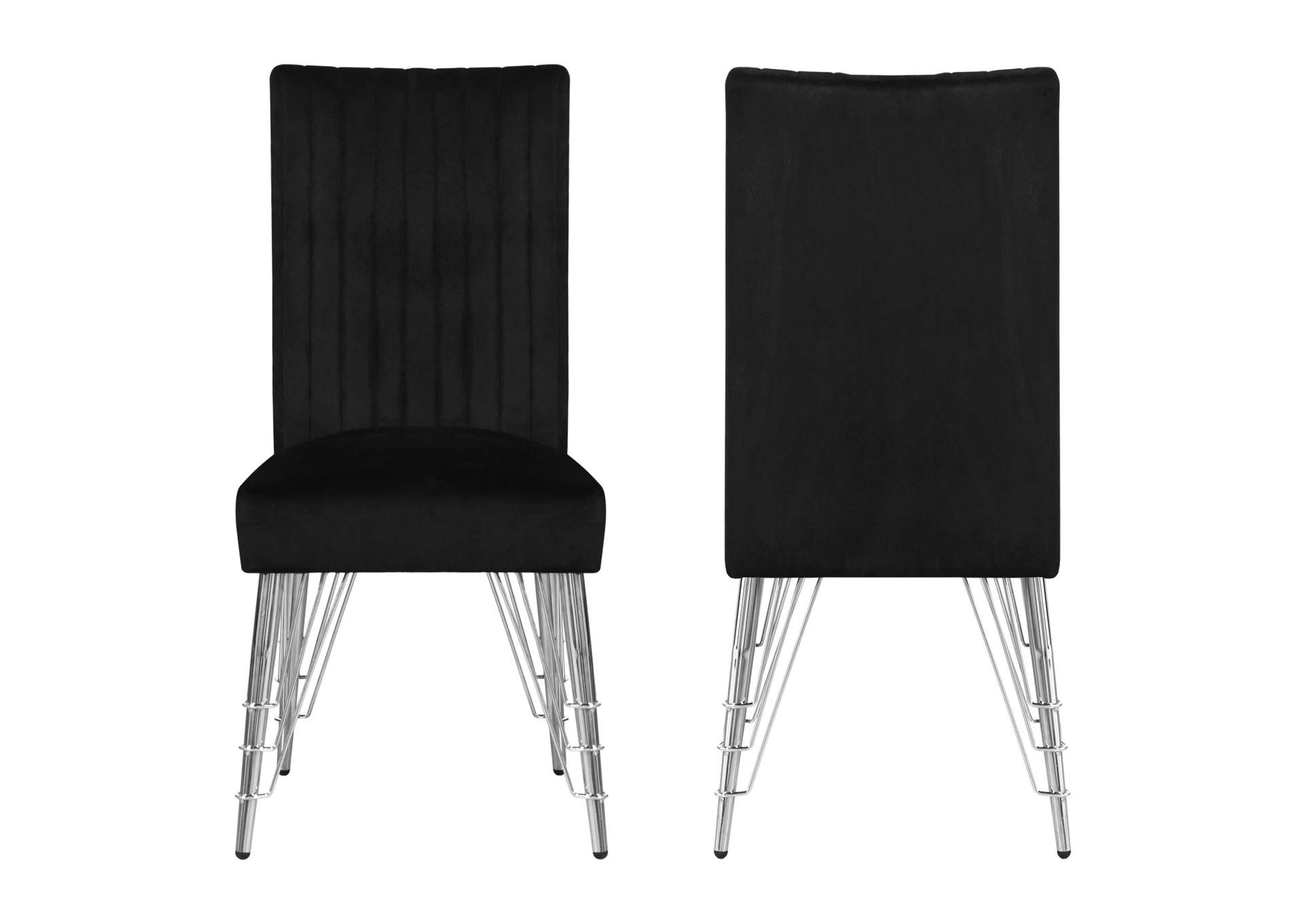 AVA DINING CHAIR - 2 PER CARTON - BLACK image 7