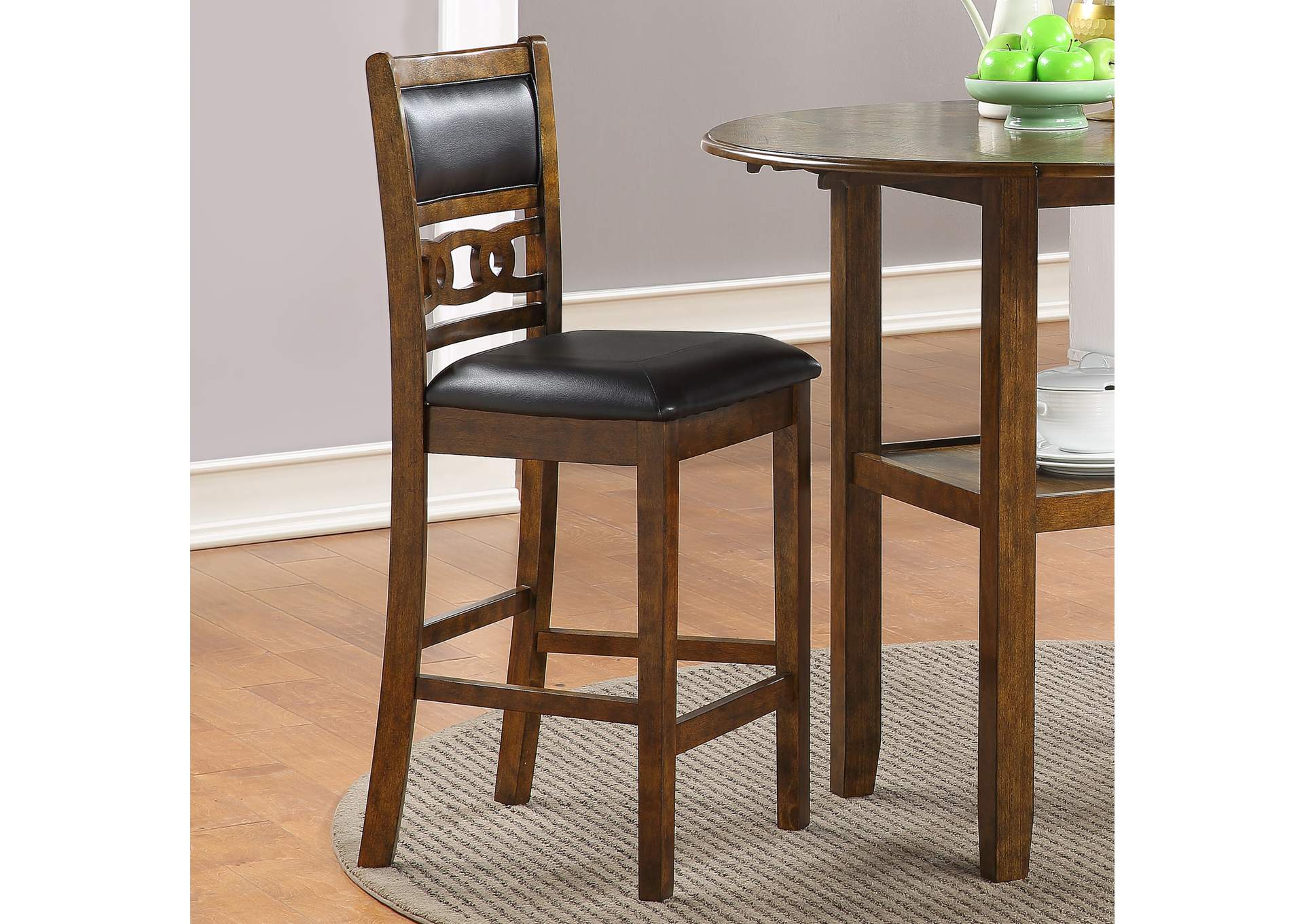 GIA COUNTER CHAIRS - 2 PER CARTON - BROWN
