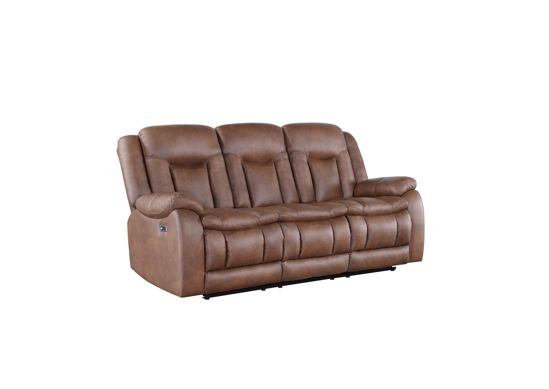 MORELLO SOFA WITH POWER FOOT REST - BROWN image 1