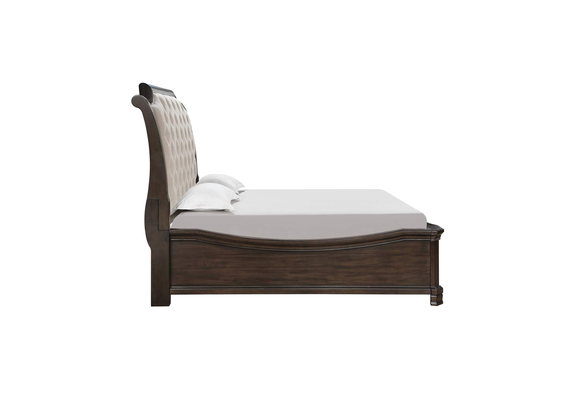 Lyndhurst - California King 5 Piece Set - Bed, Dresser, Mirror, Chest, Nightstand - Walnut
