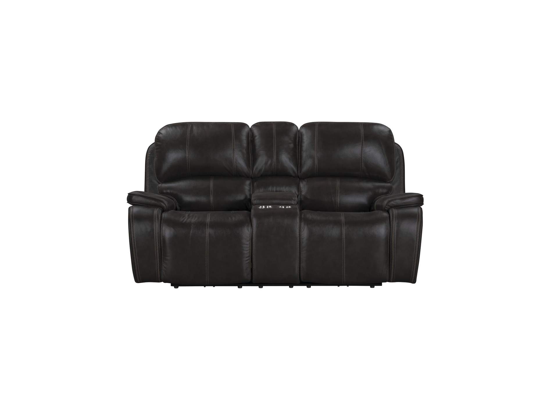 BROOKINGS CONSOLE LOVESEAT WITH DUAL RECLINERS - CHARCOAL image 3