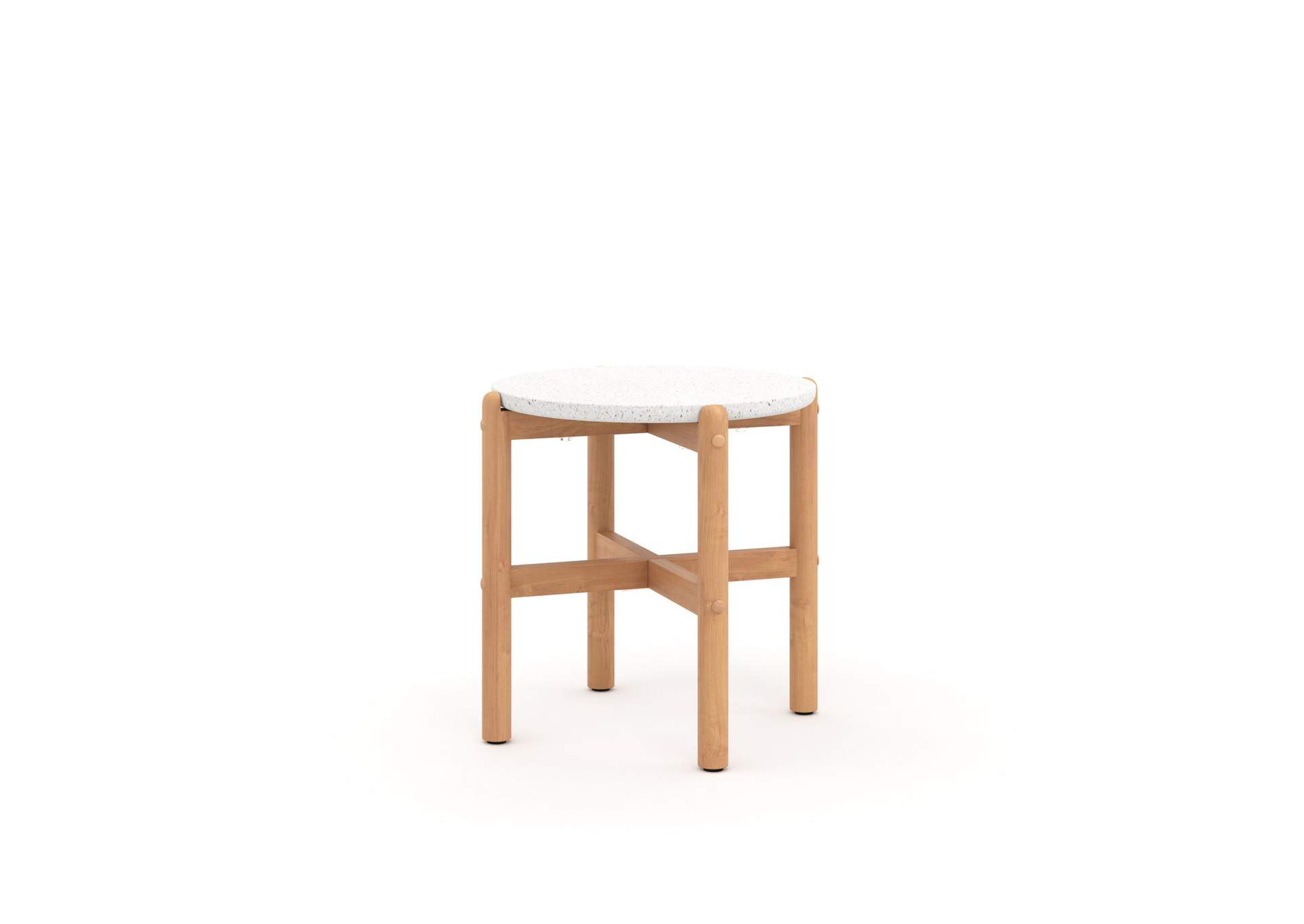 SOLSTICE END TABLE TERRAZZO TOP image 1