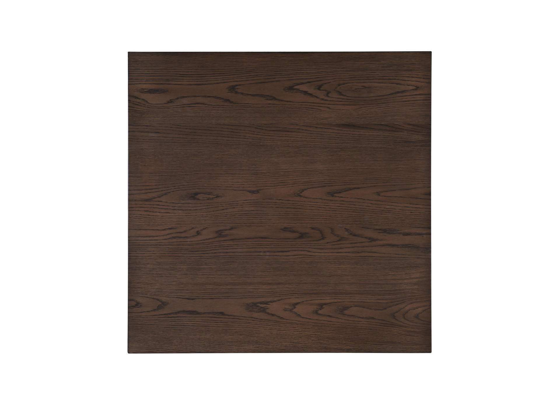 PAXTON 5 PIECE STORAGE COFFEE TABLE WITH 4 TUCK - IN OTTOMANS - DARK BRO image 6