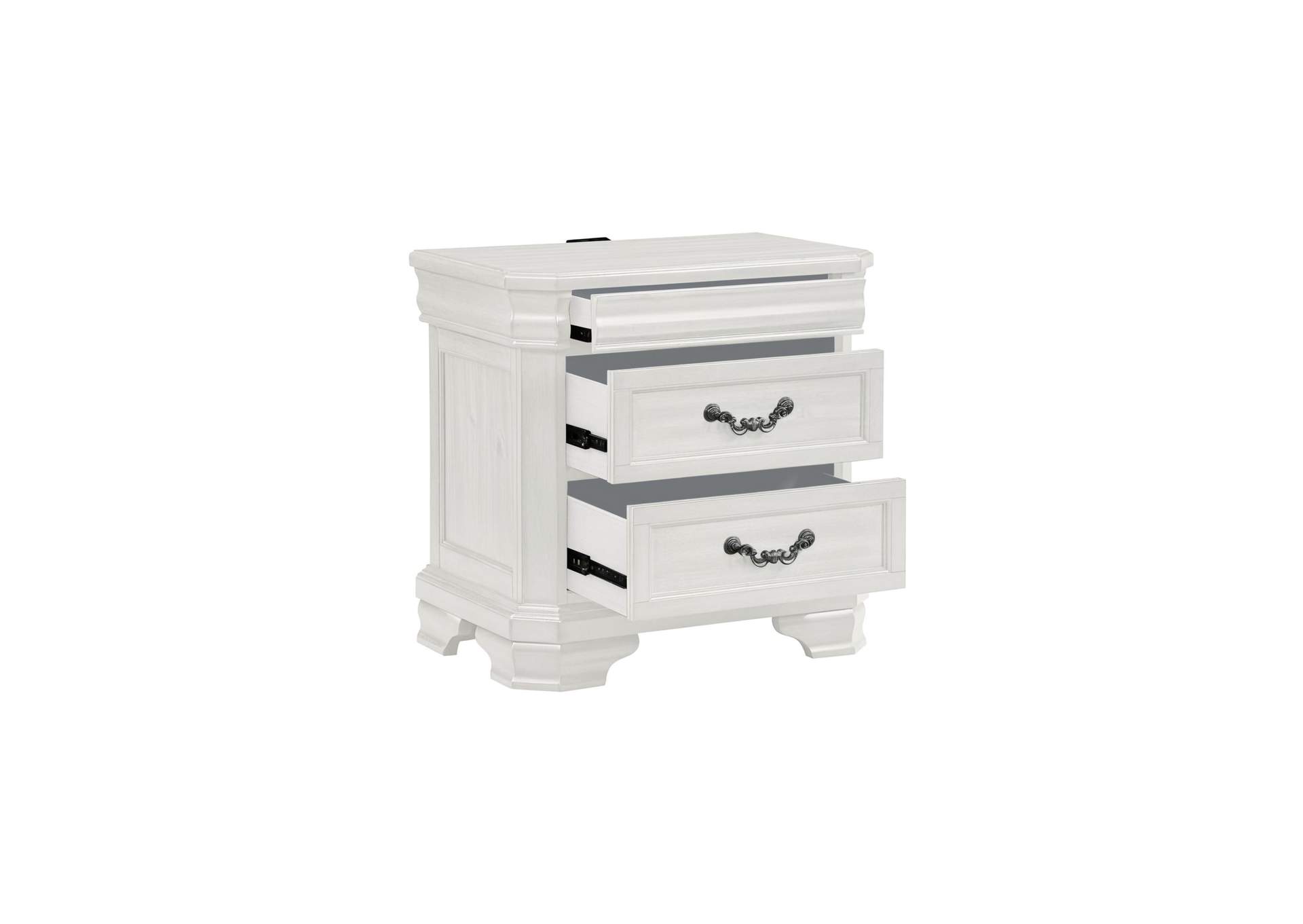 LYNDHURST NIGHTSTAND - VINTAGE - WHITE image 4