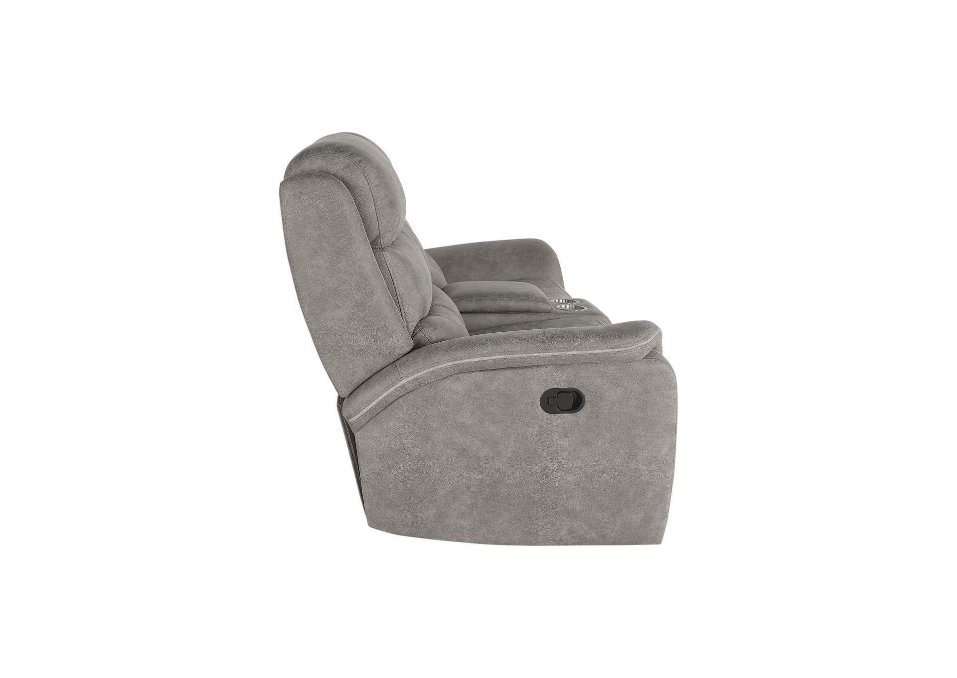 Kamari Manual 3 Piece - Sofa, Loveseat, Reclining - Gray