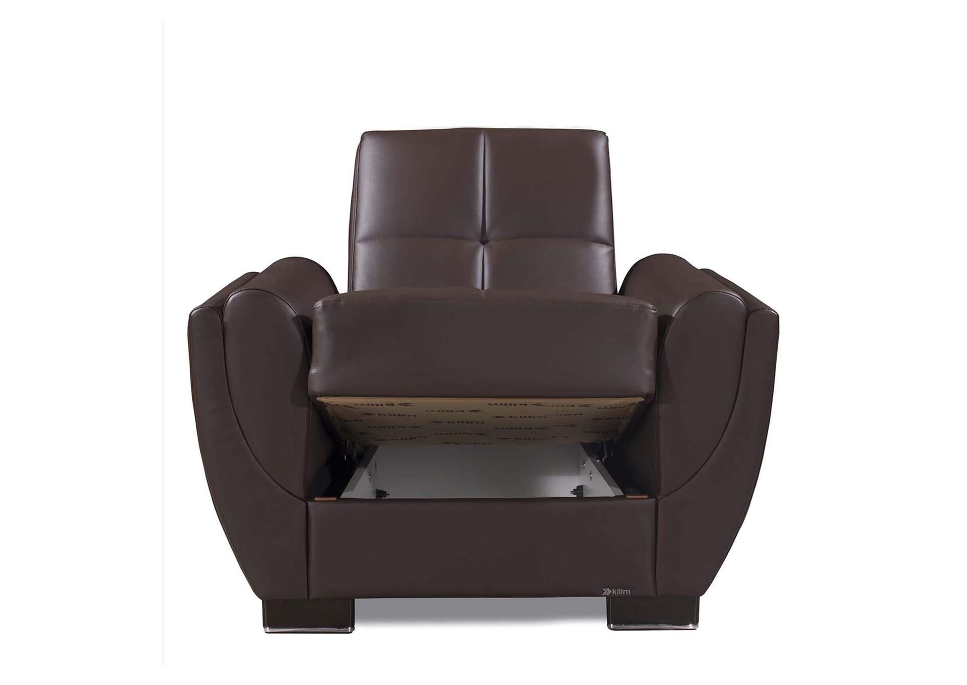 Air Armada Sofabeds Chair - #116 Brown Pu