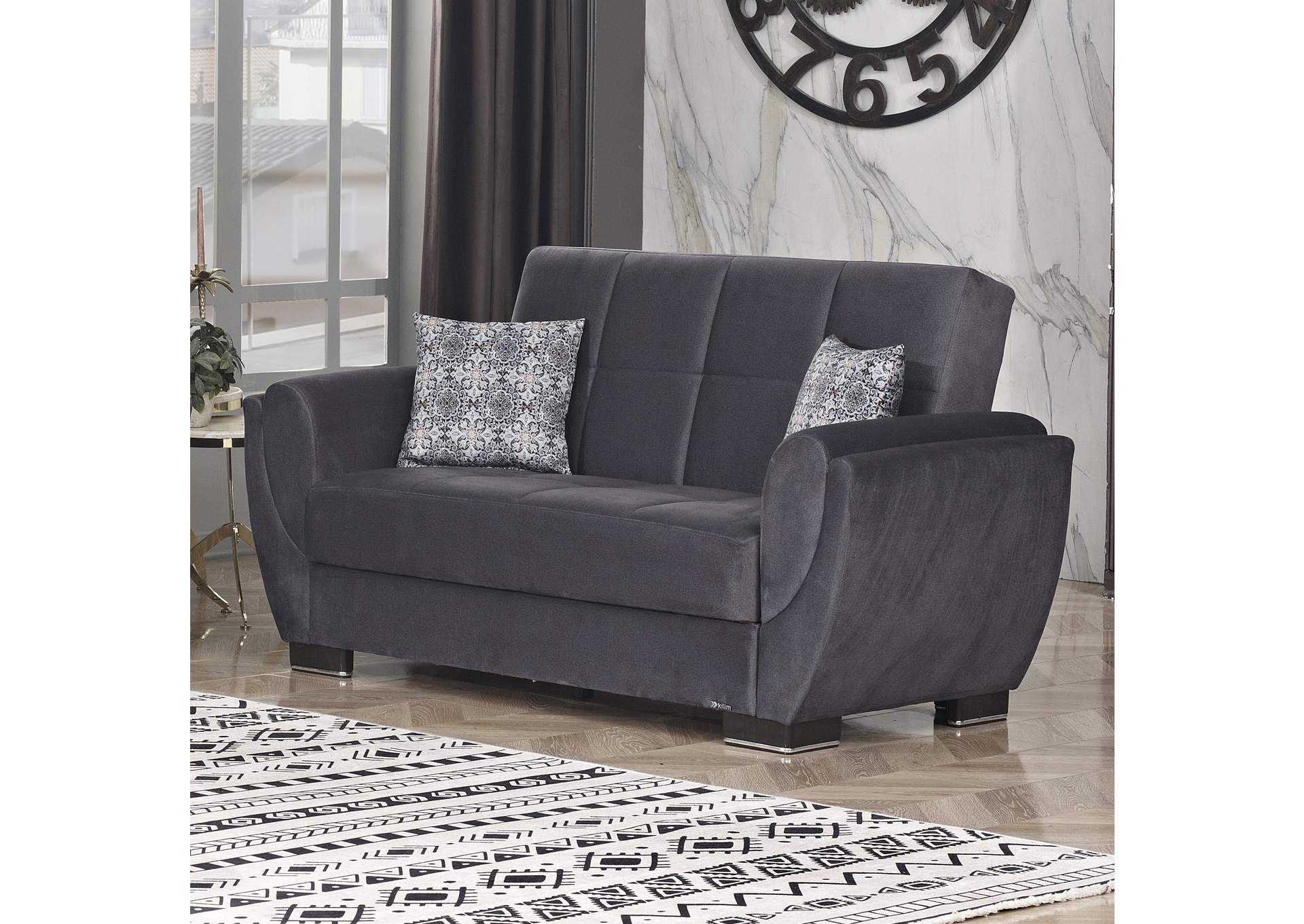 Air Armada Loveseat - #101 Microfiber Gray image 1