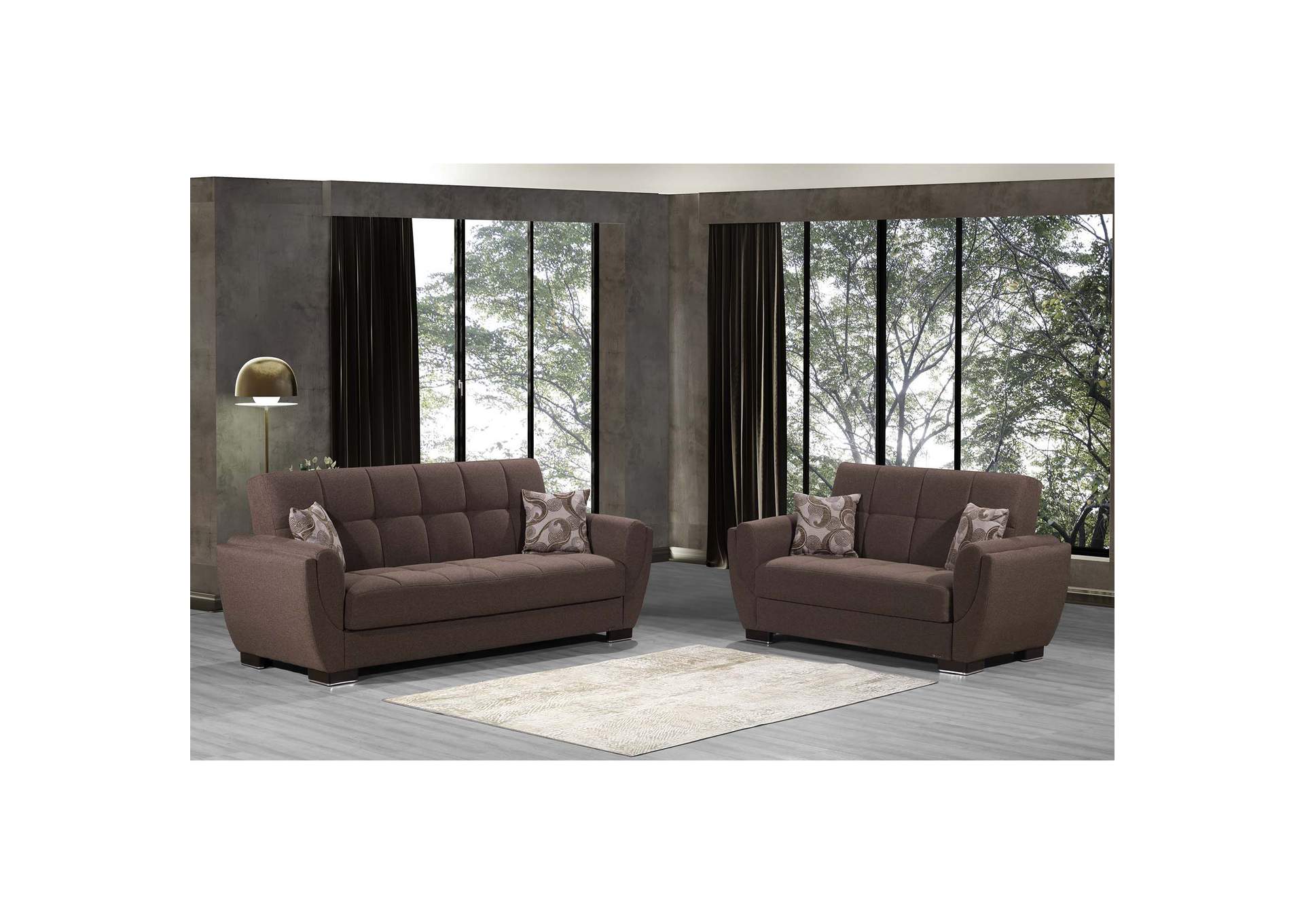 Air Armada Loveseat - #112 Brown image 3