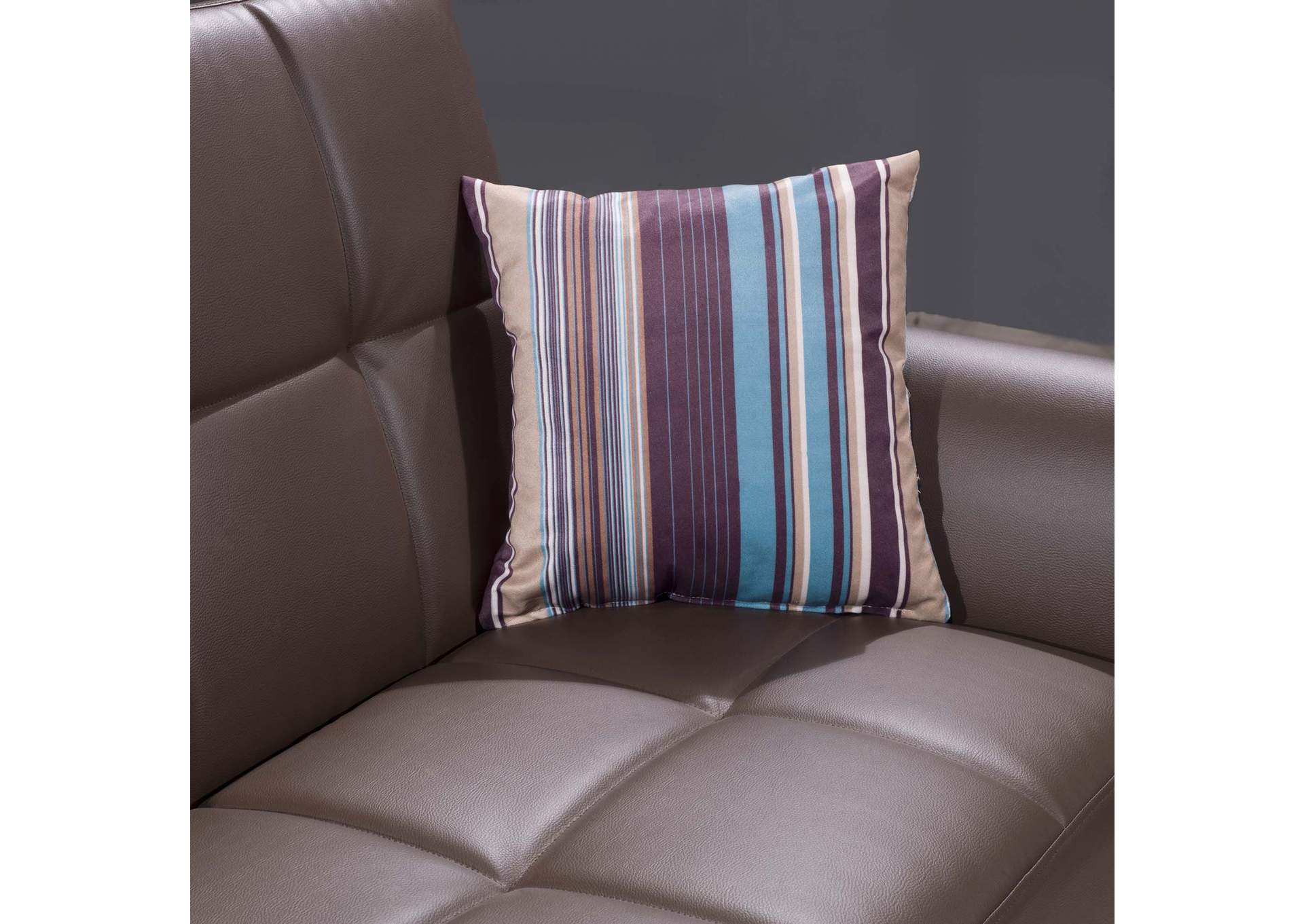 Air Armada Loveseat - #116 Brown Pu image 10