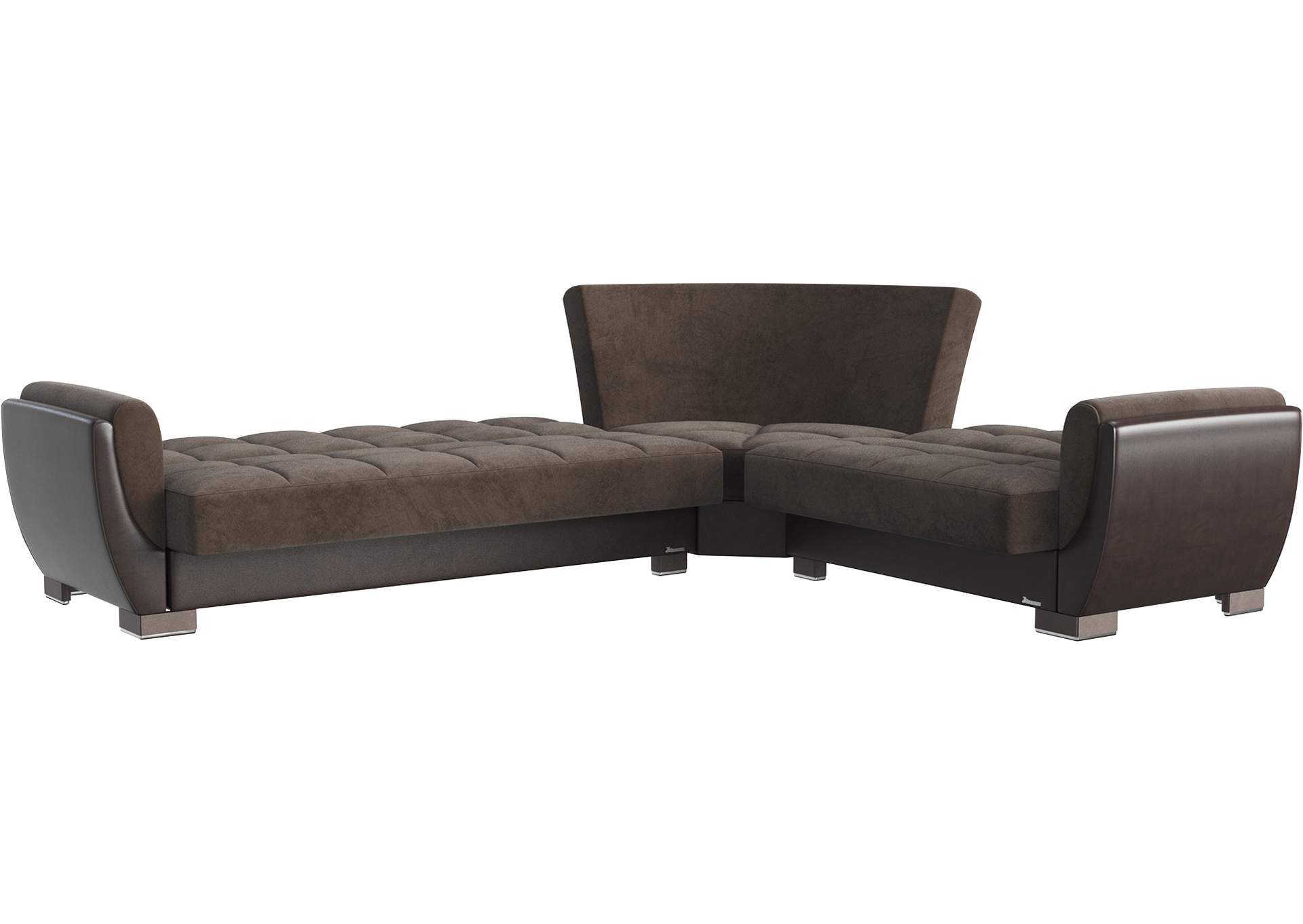 Armada Air Sectional S+L+W - #107 Brown - Brown image 4