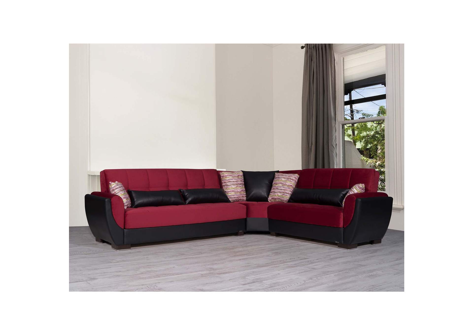 Armada Air Sectional S+L+W - #110 Burgundy 24 - 379 image 3