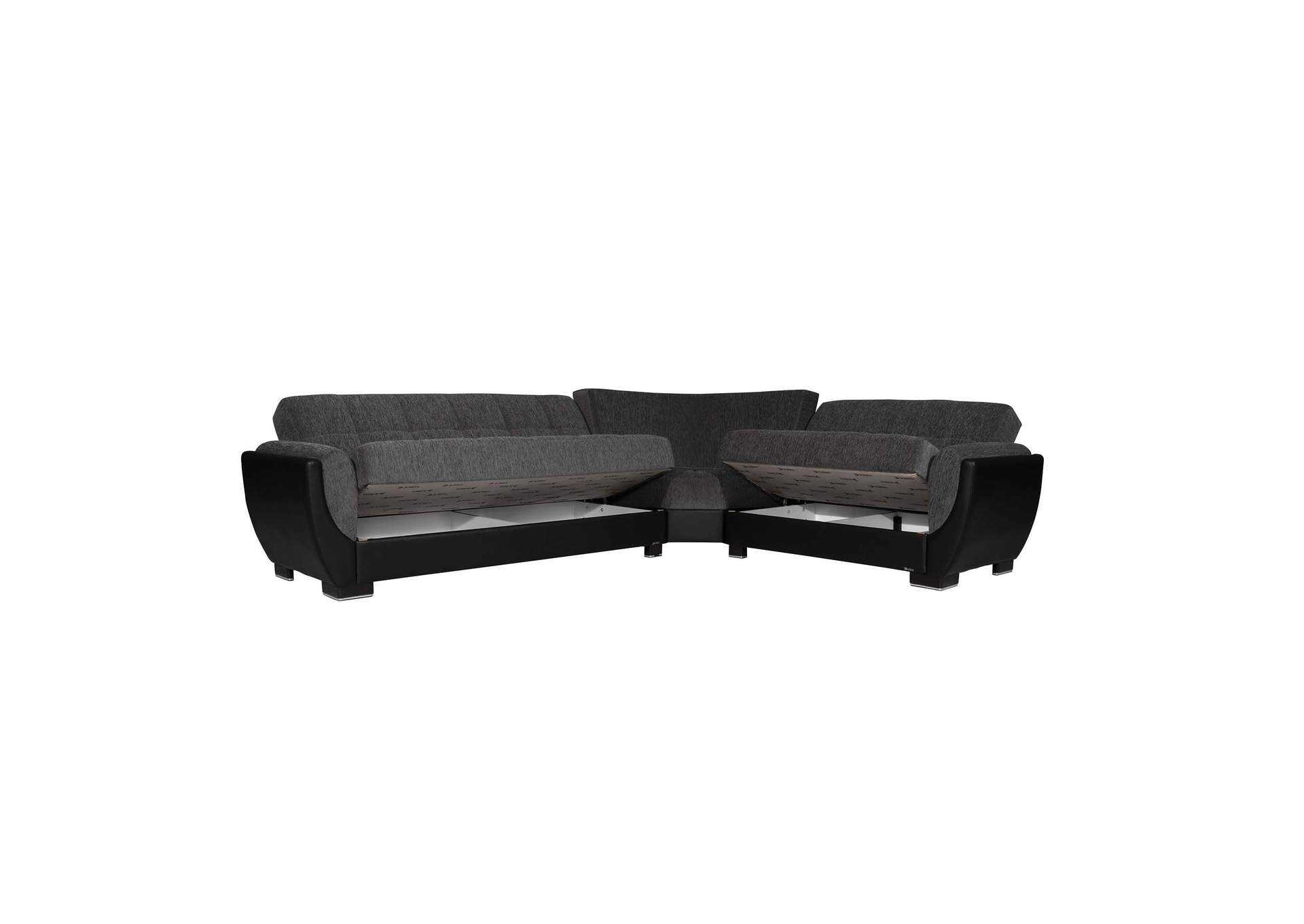 Armada Air Sectional S+L+W - #118 Gray - Black image 5