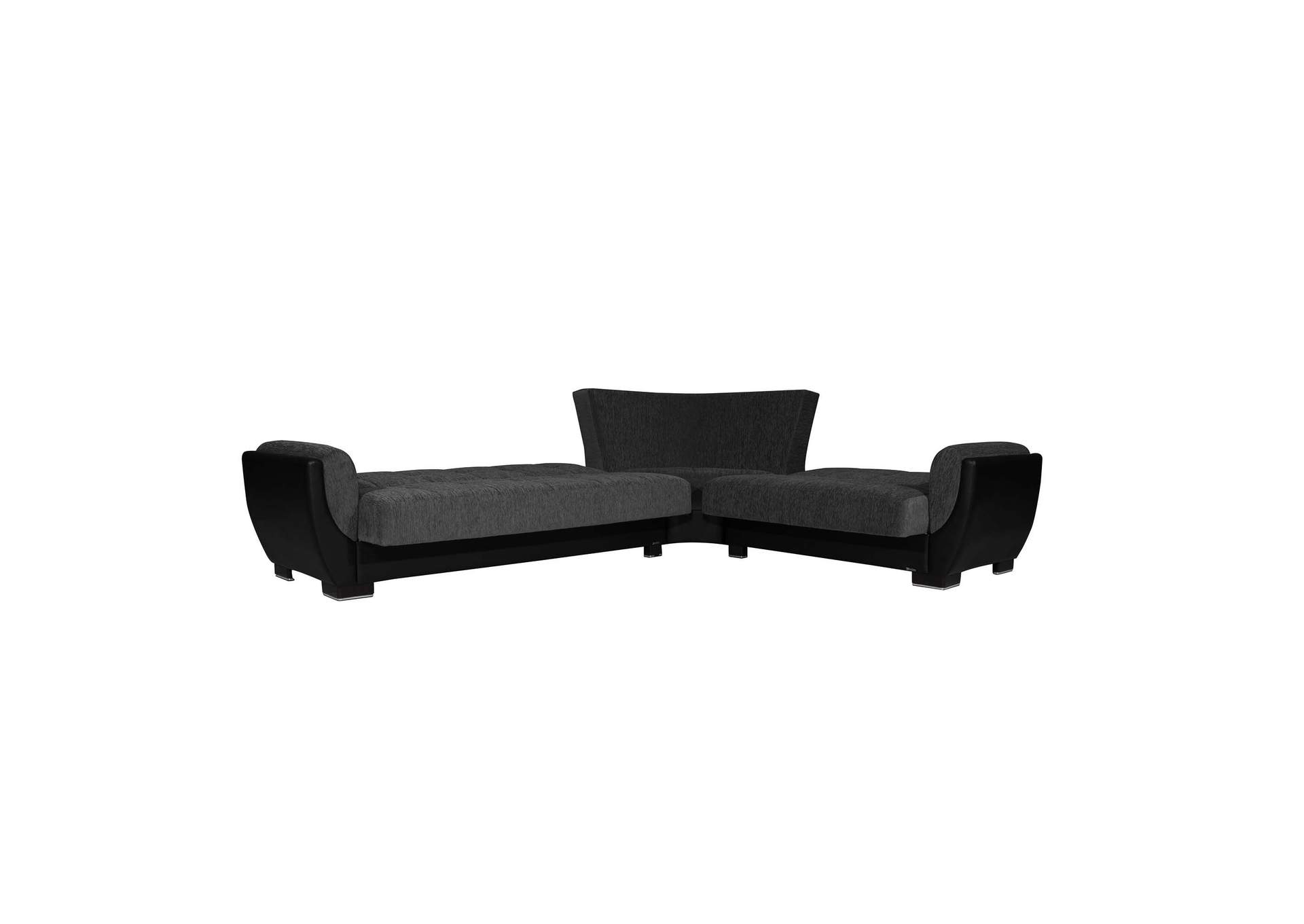 Armada Air Sectional S+L+W - #118 Gray - Black image 6