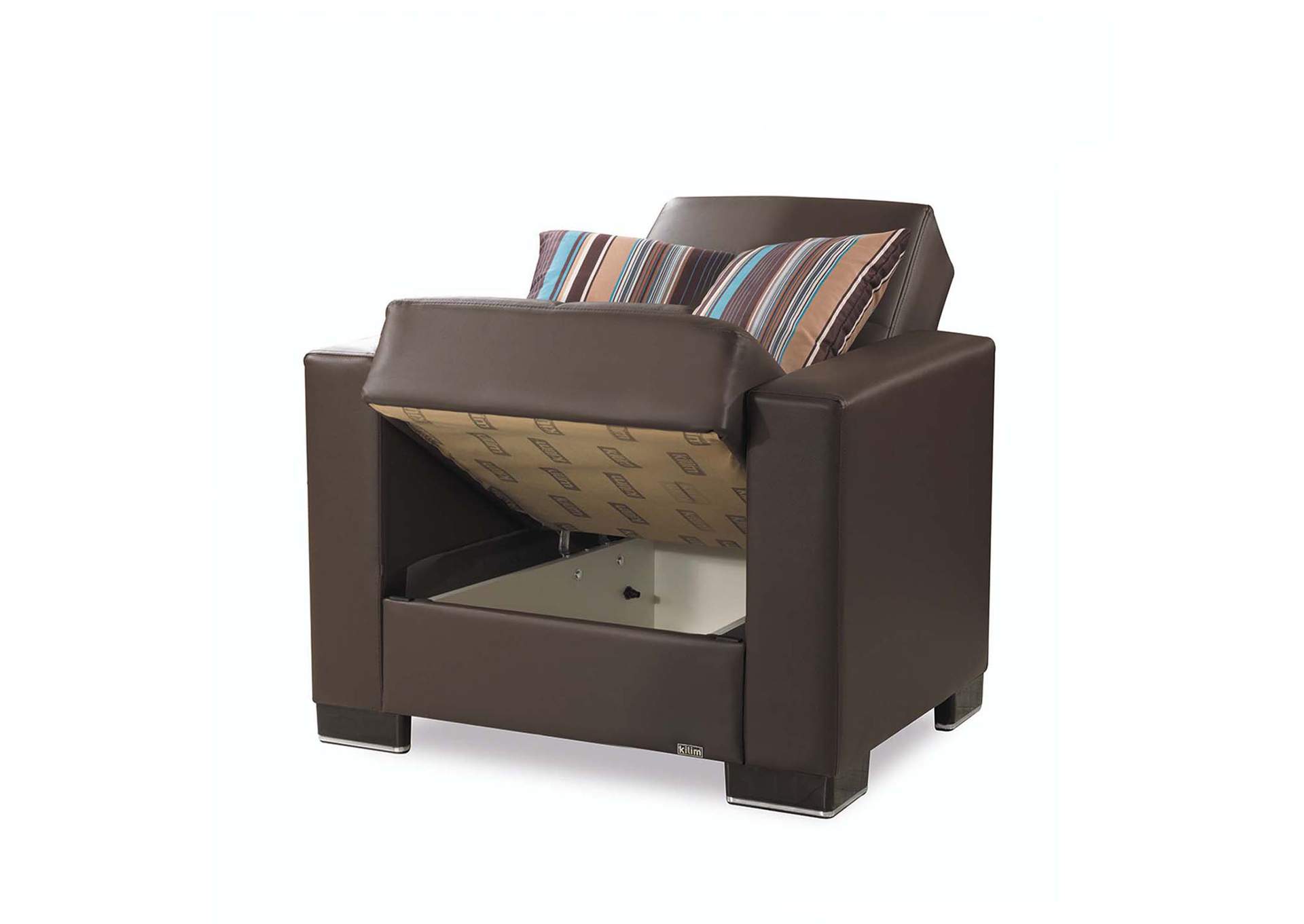 Armada Sofabeds Chair - #16 Brown Pu