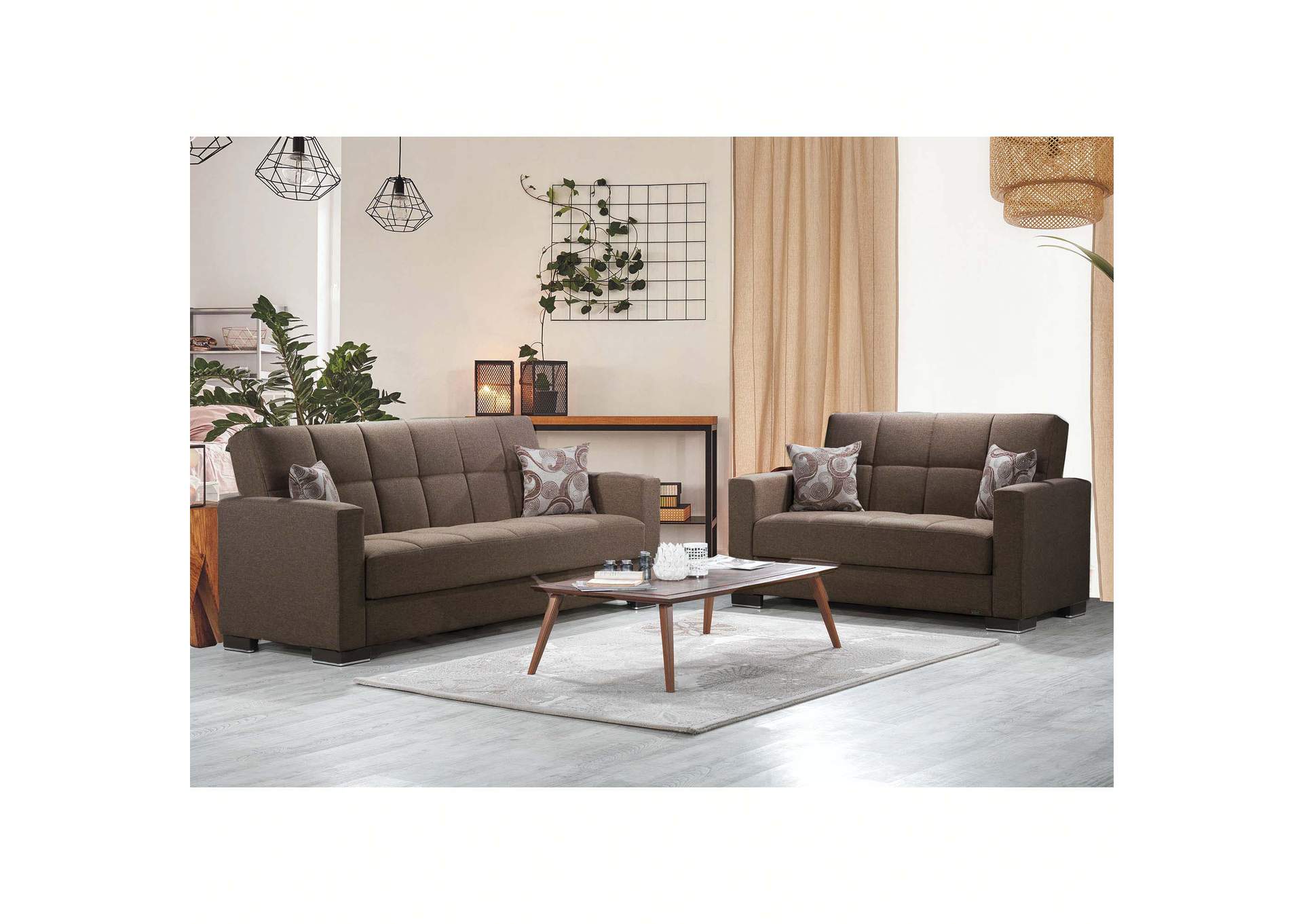 Armada Loveseat Seat - #12 Brown