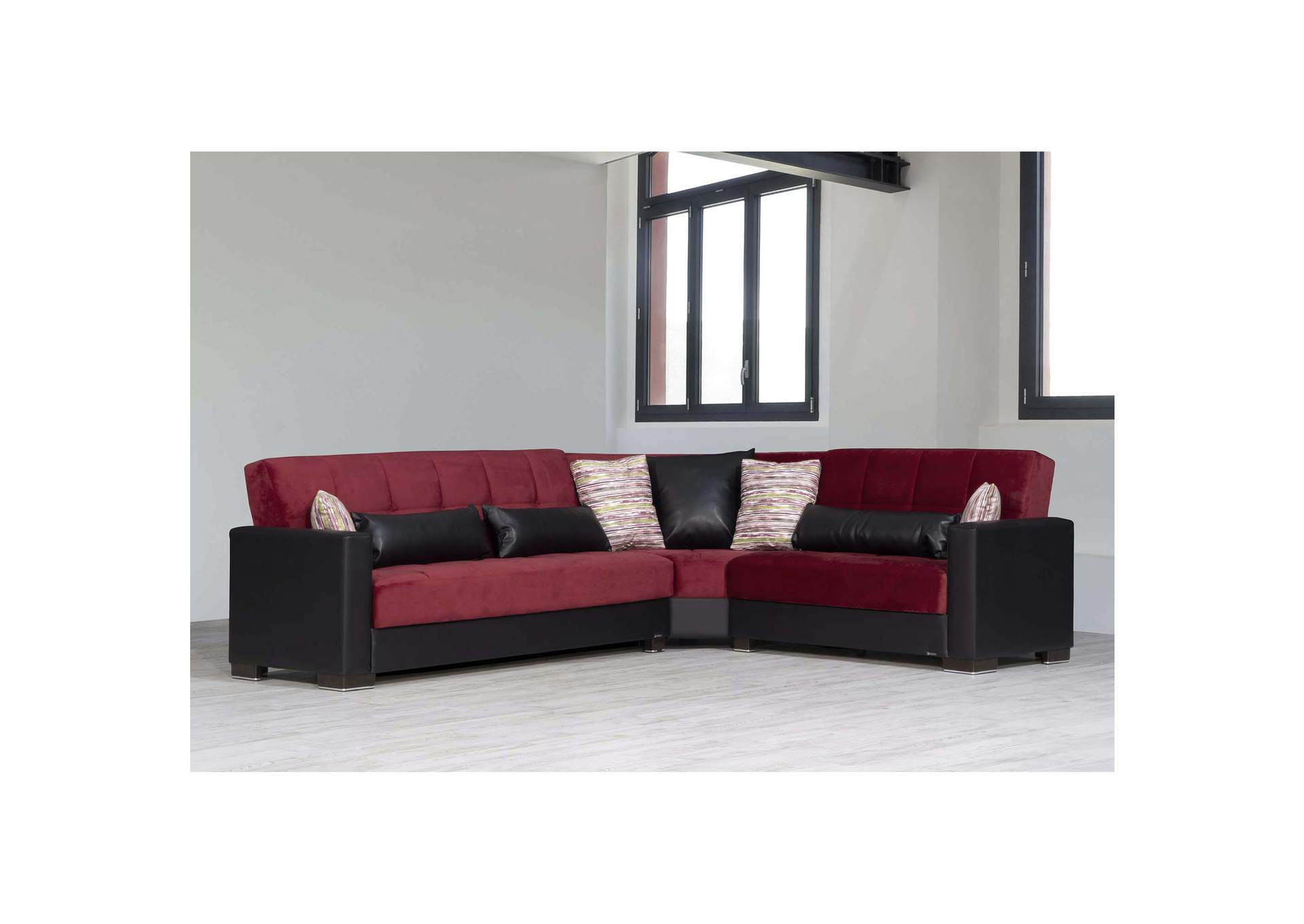 Armada Sectional S+L+W - #10 Burgundy 24 - 379 image 1