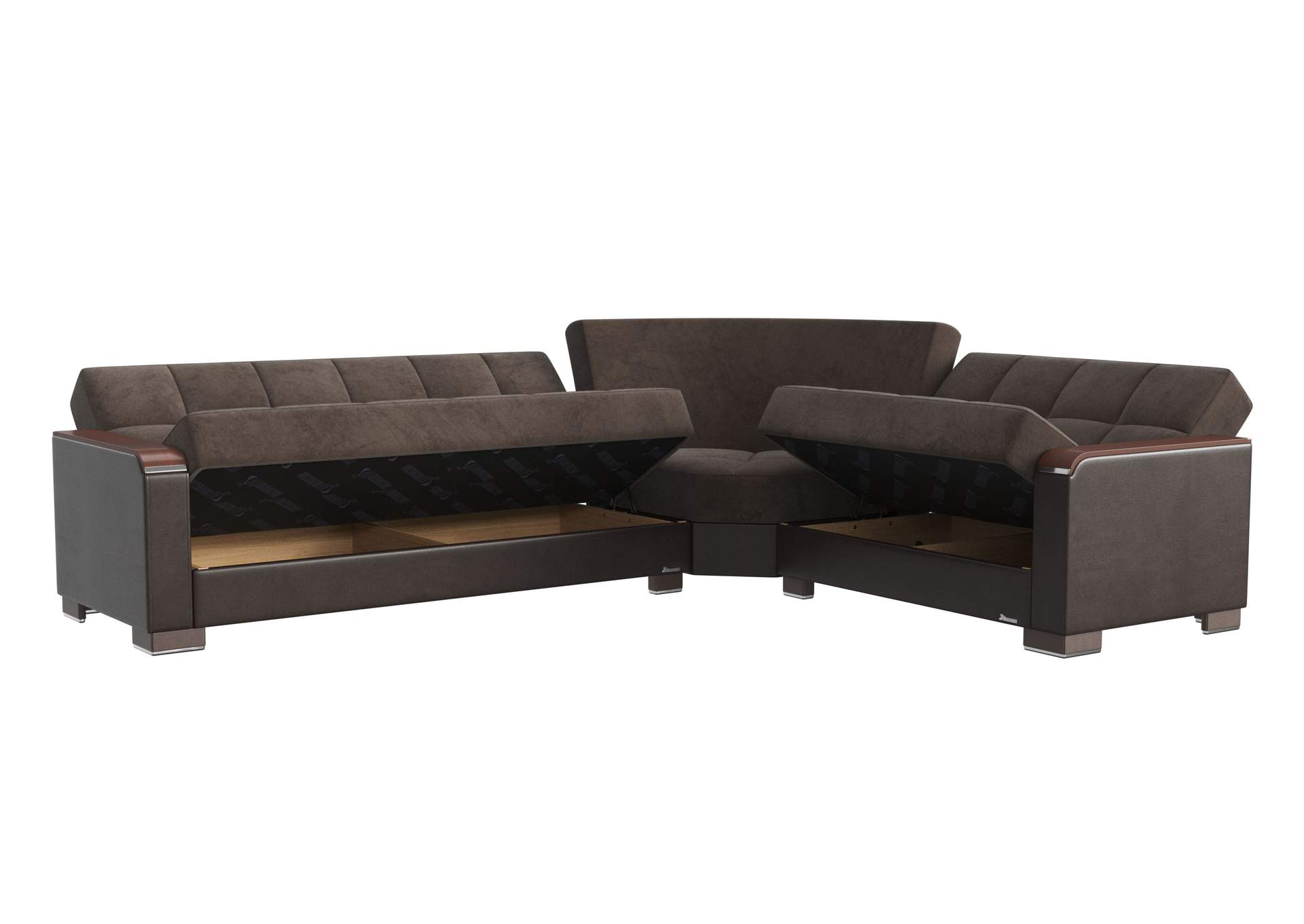 Armada Sectional S+L+W - #307 Brn - Brwn image 3