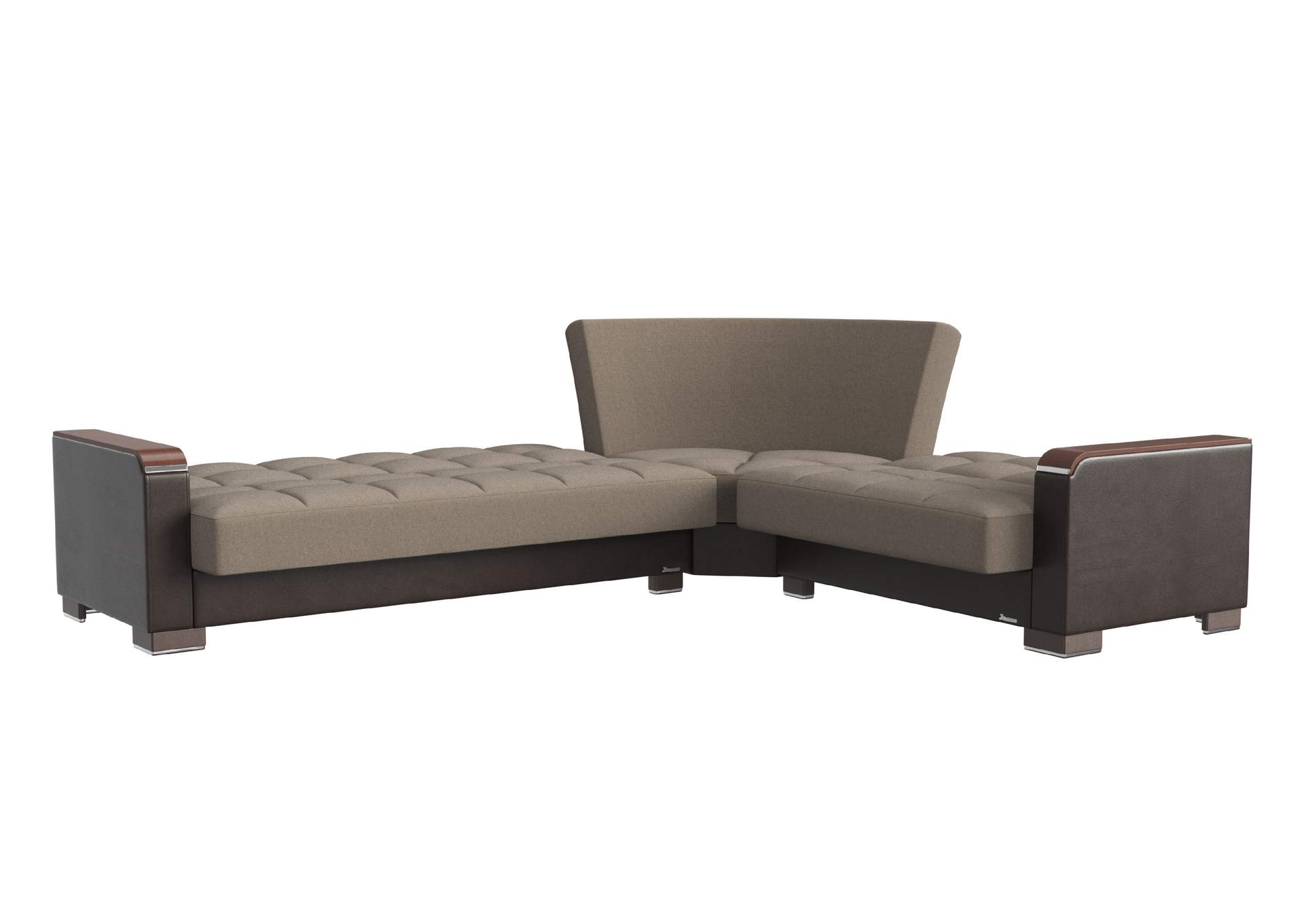 Armada Sectional S+L+W - #309 Sand - Brown image 4