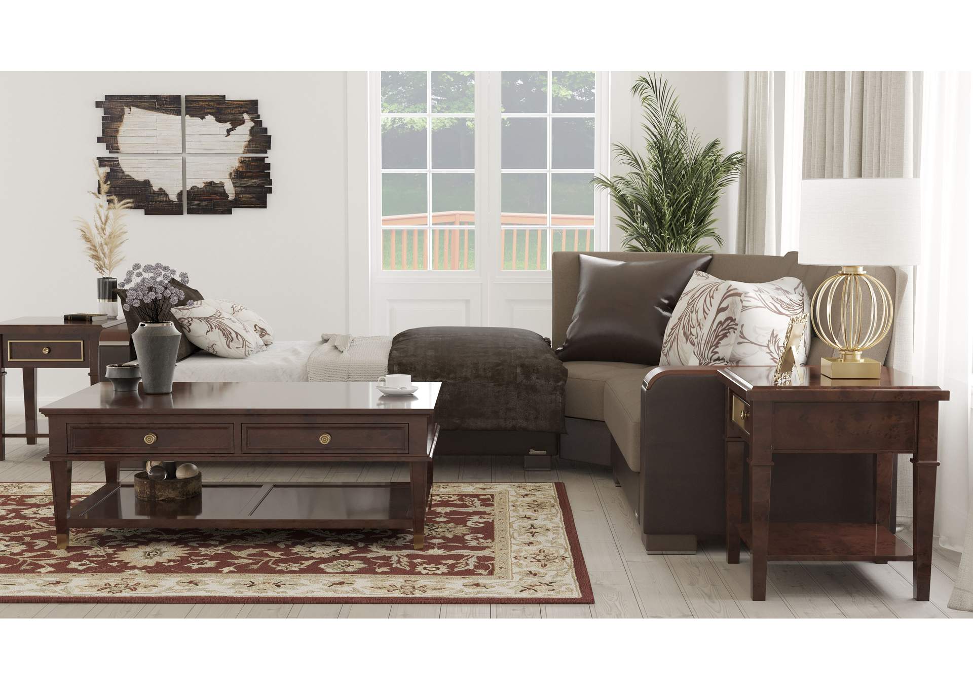 Armada Sectional S+L+W - #309 Sand - Brown image 10