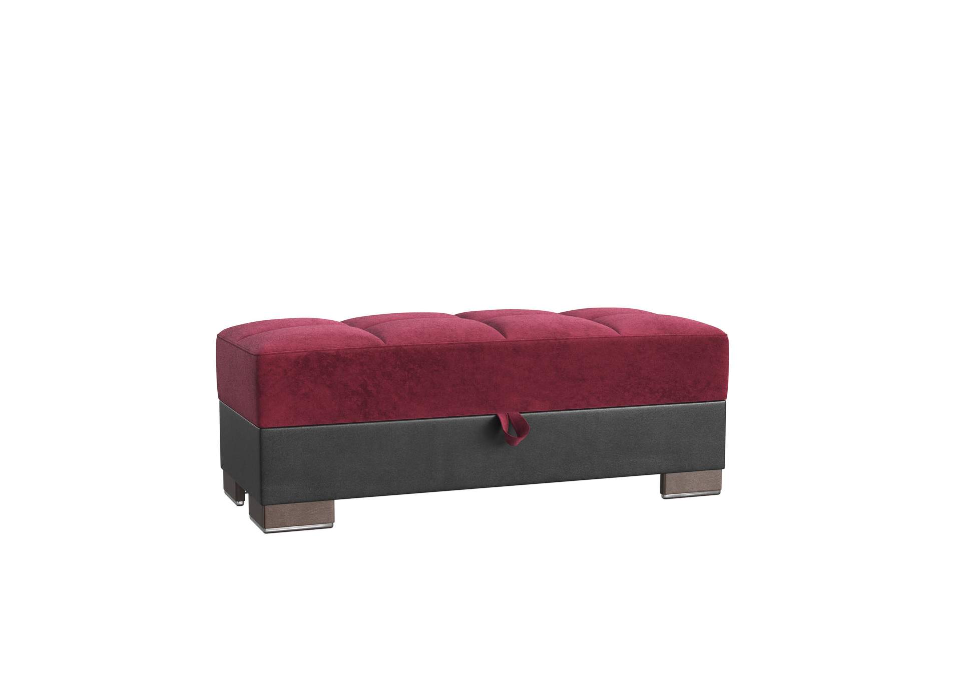 Armada Lounge Sectional Ottoman - #310 Burgundy image 1