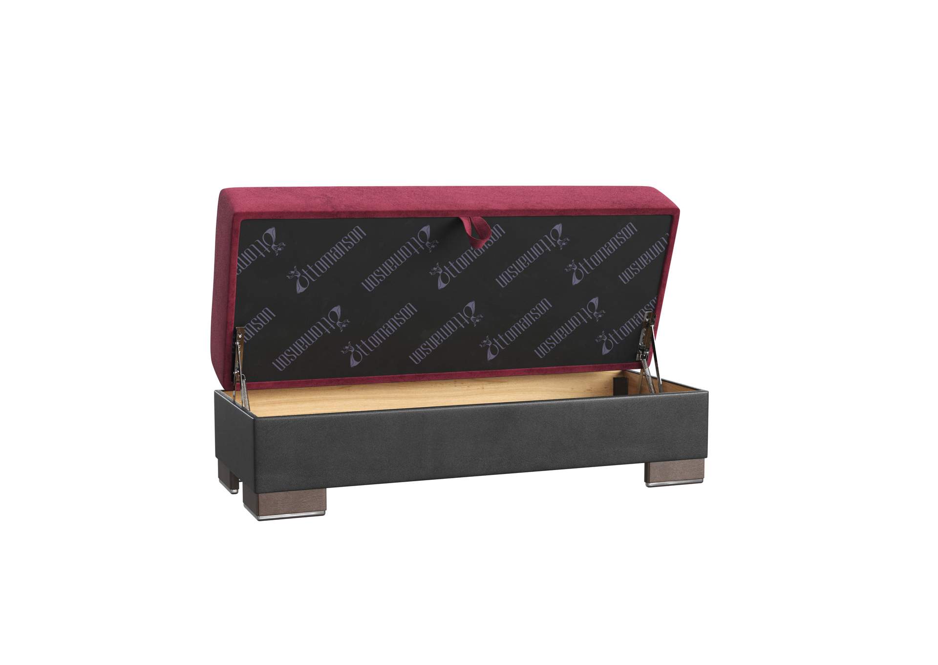 Armada Lounge Sectional Ottoman - #310 Burgundy image 3