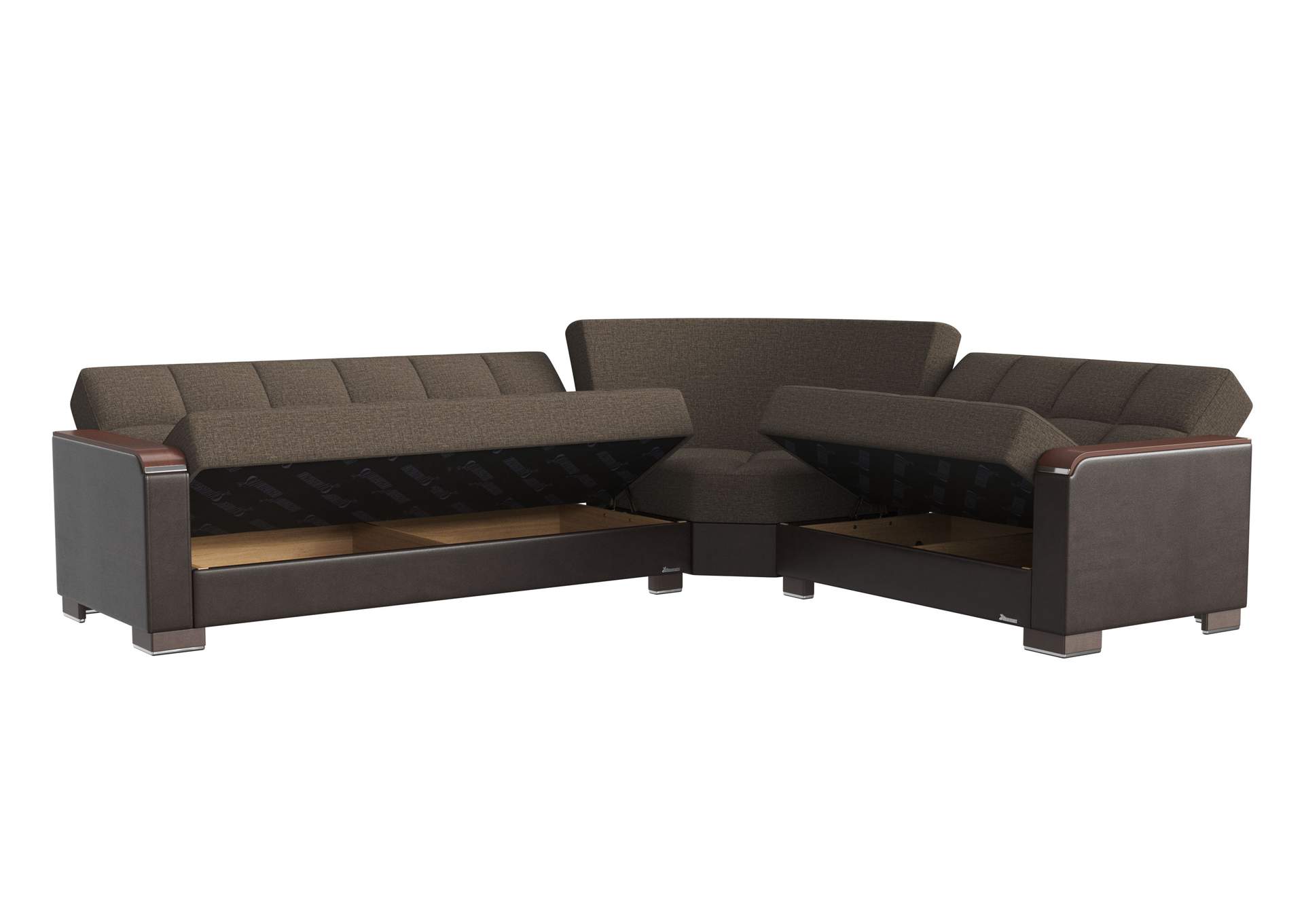 Armada Sectional S+L+W - #314 Brn - Brn image 3
