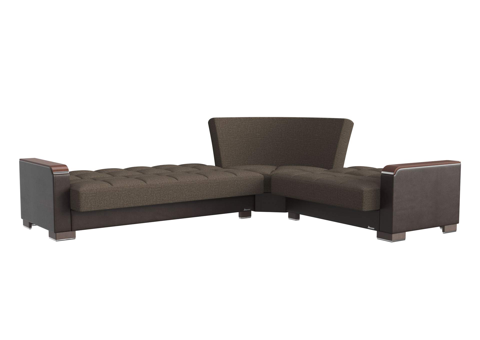 Armada Sectional S+L+W - #314 Brn - Brn image 4