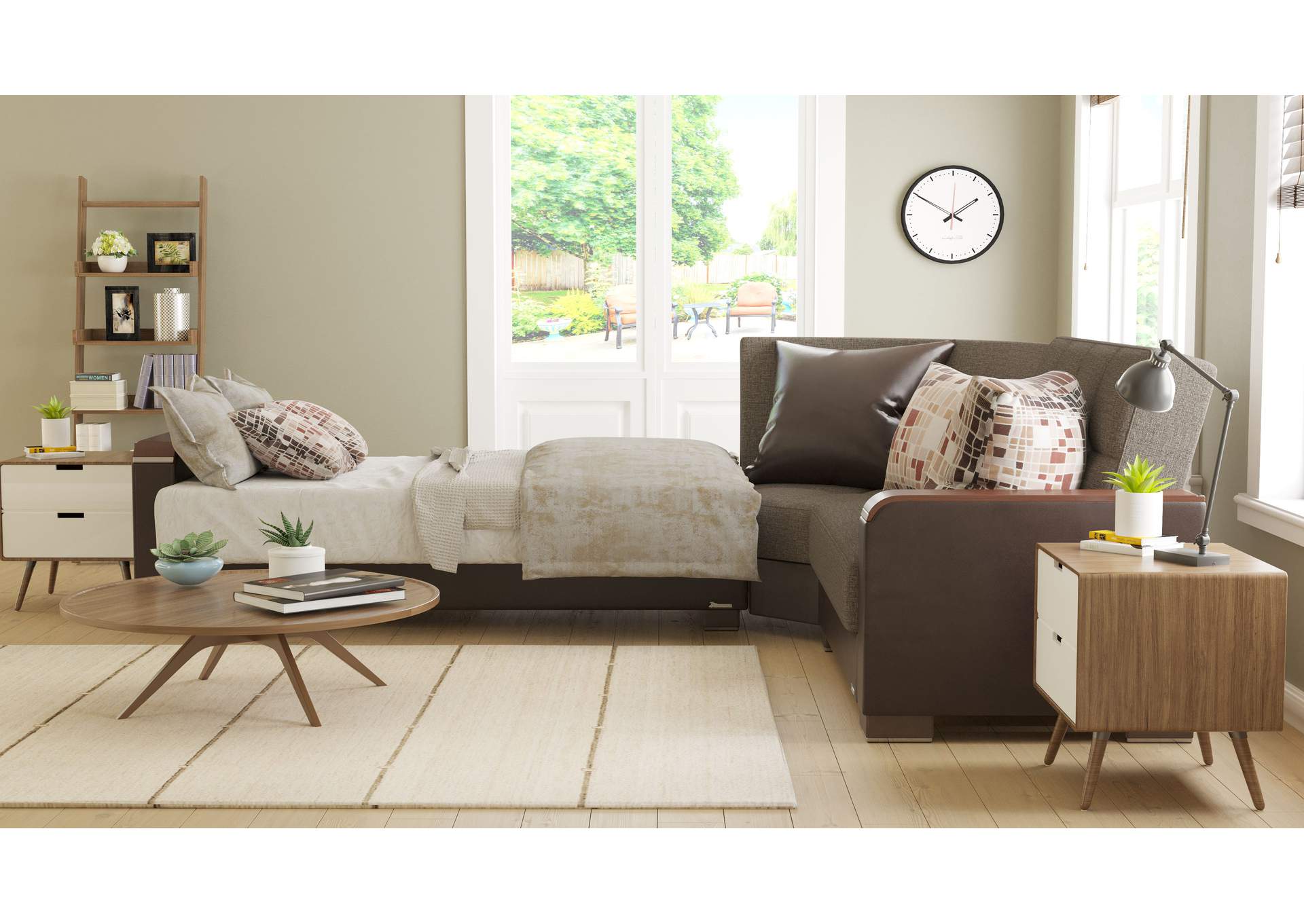 Armada Sectional S+L+W - #314 Brn - Brn image 10