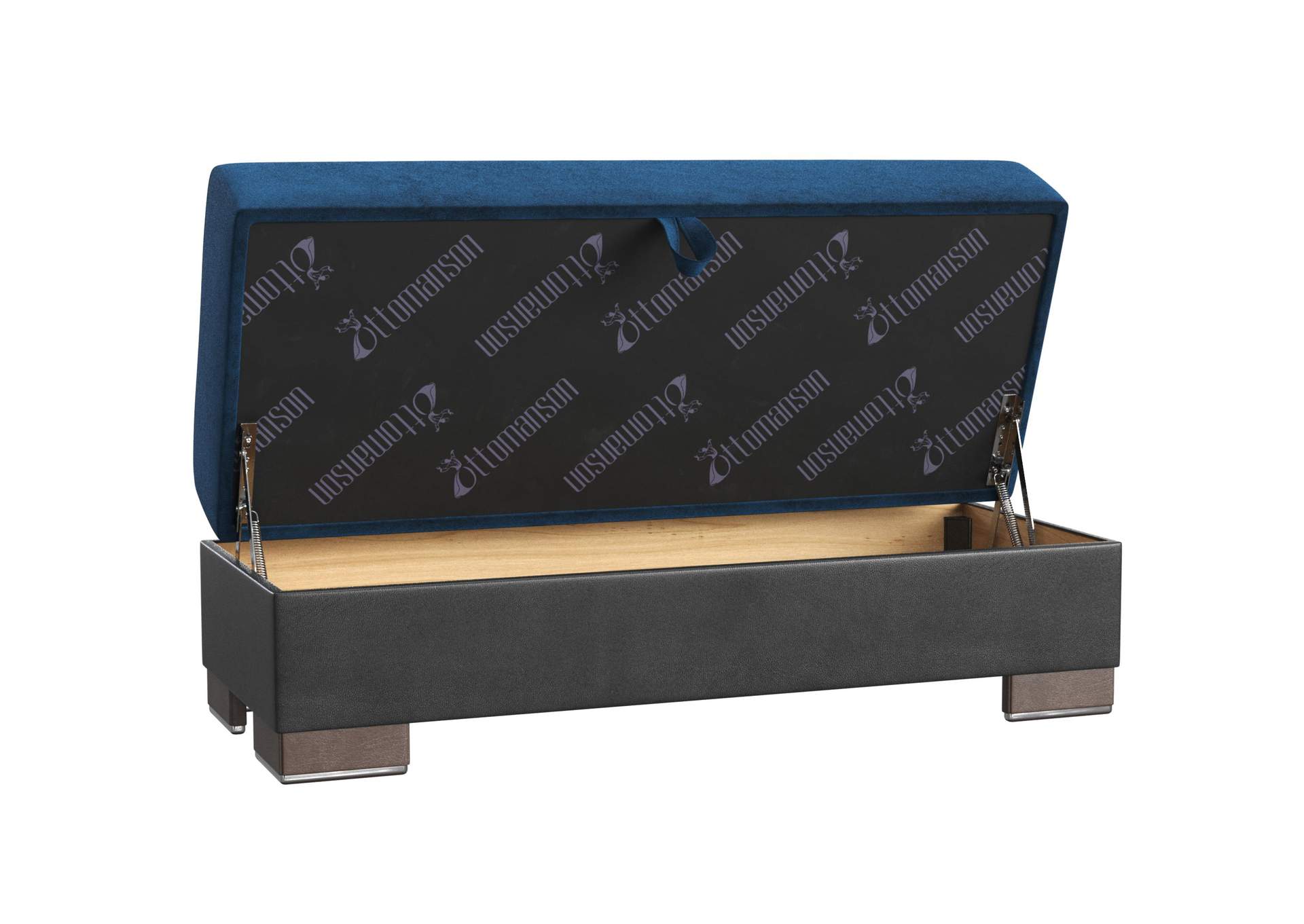 Armada Lounge Sectional Ottoman - #317 Emerald Blue image 3