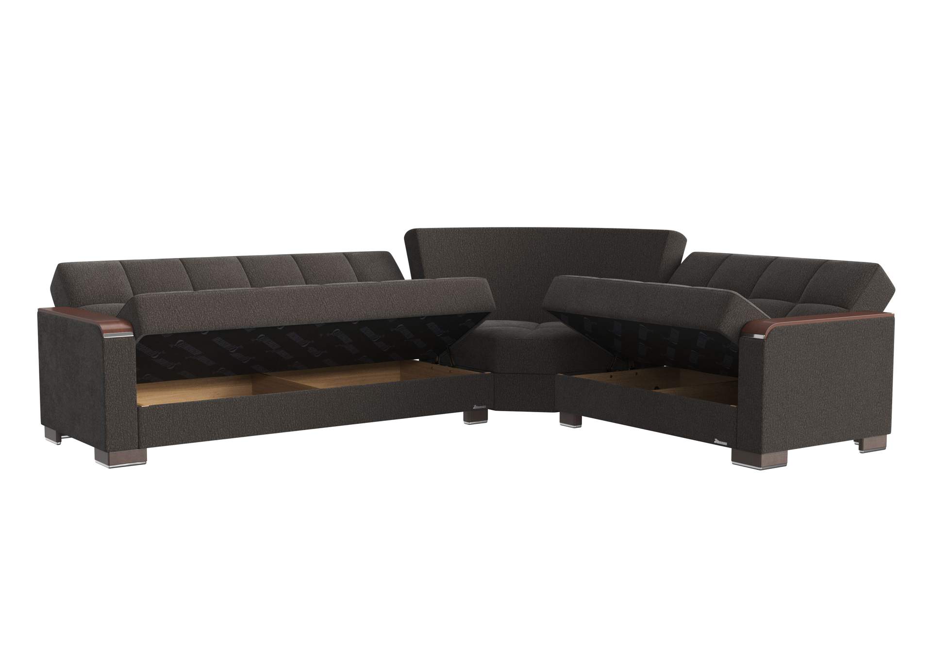 Armada Sectional S+L+W - #319 Dark Gray image 3