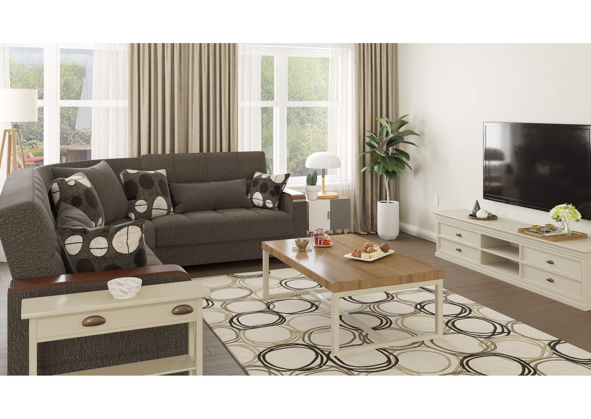 Armada Sectional S+L+W - #319 Dark Gray image 9