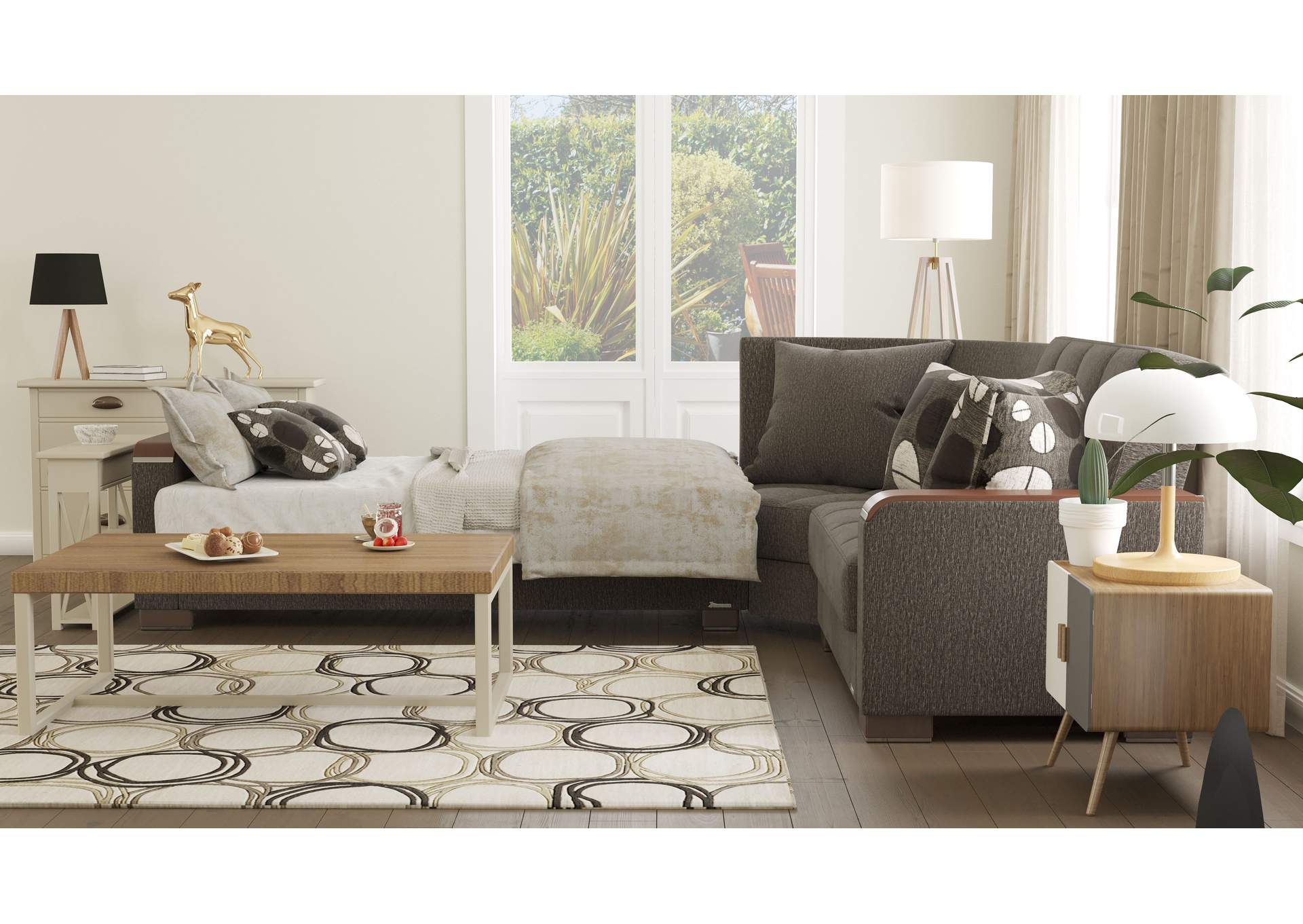 Armada Sectional S+L+W - #319 Dark Gray image 10