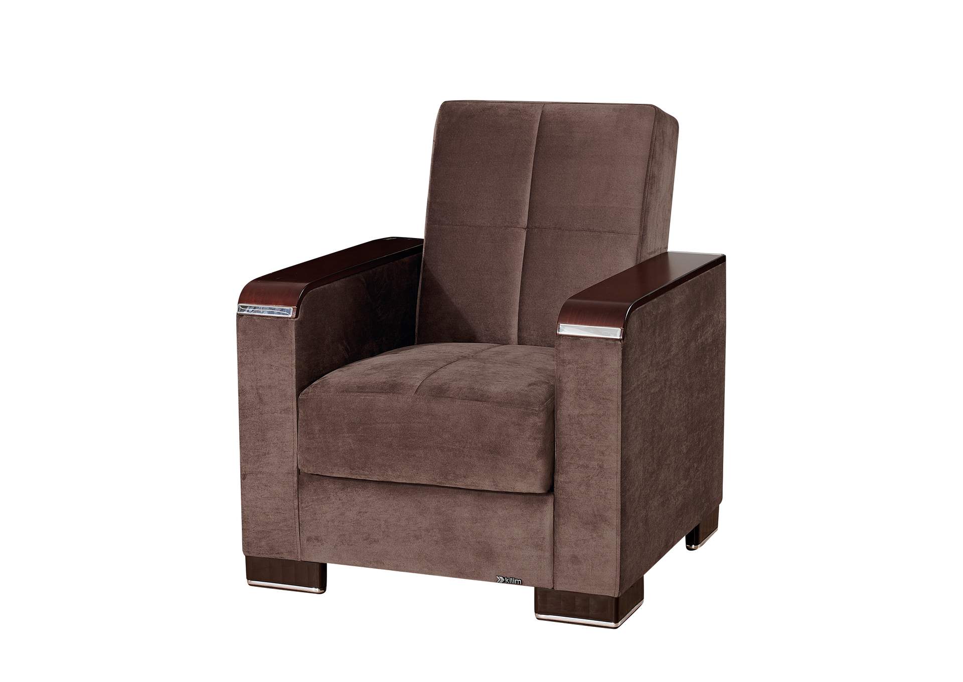 Armada Chair - #308 Microfiber Brown image 1
